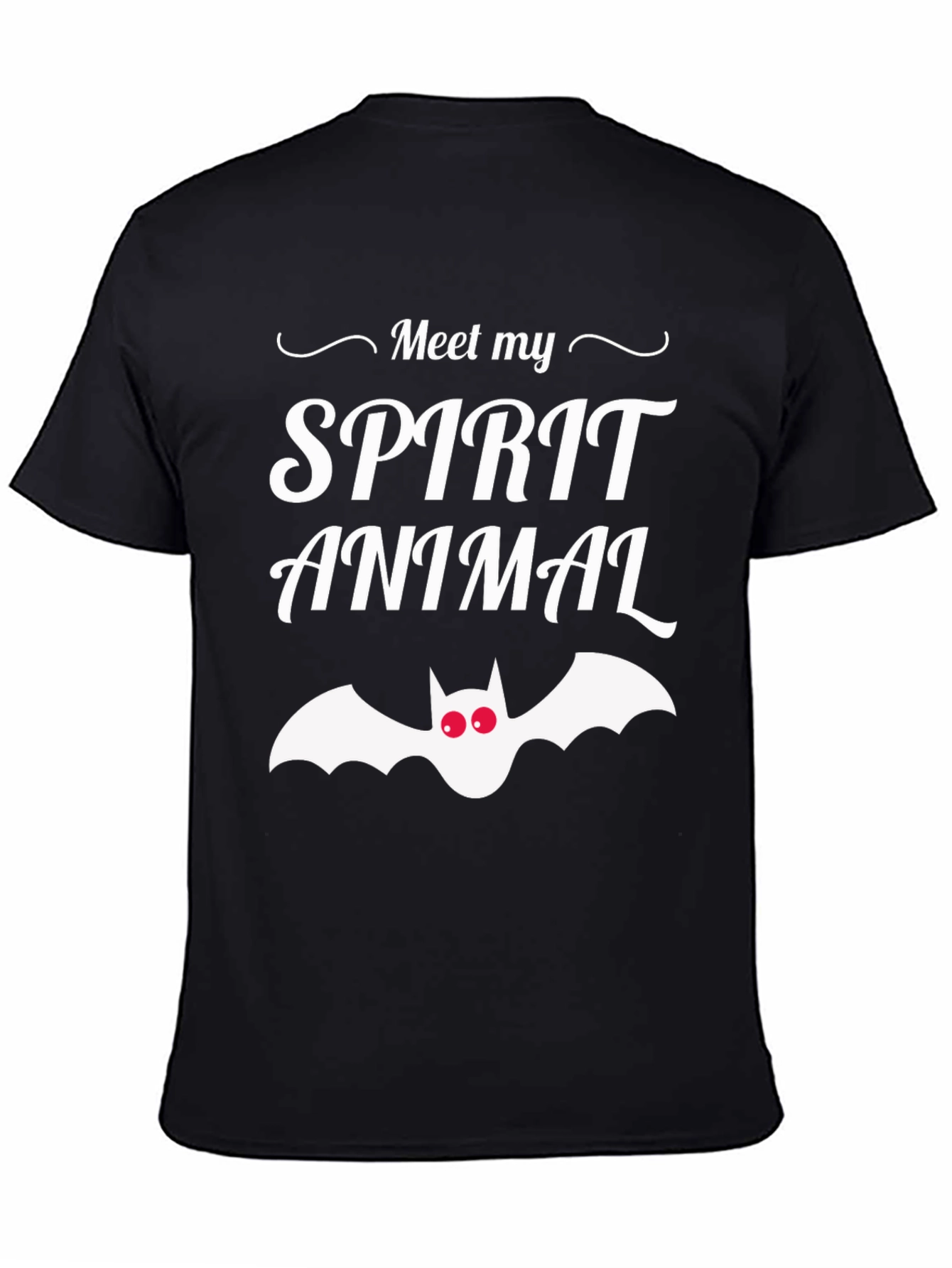 Spirit Animal Bat Graphic Tee - Halloween Shirt