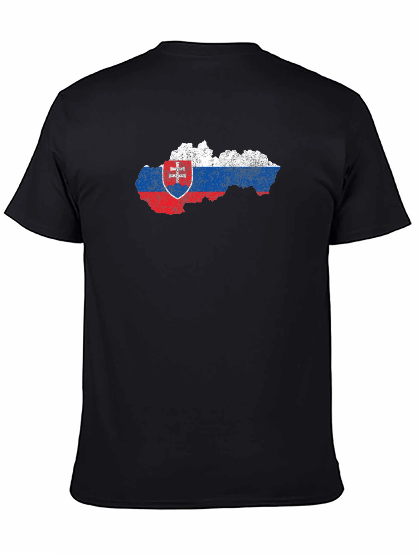 Slovakia Flag Map Graphic Tee