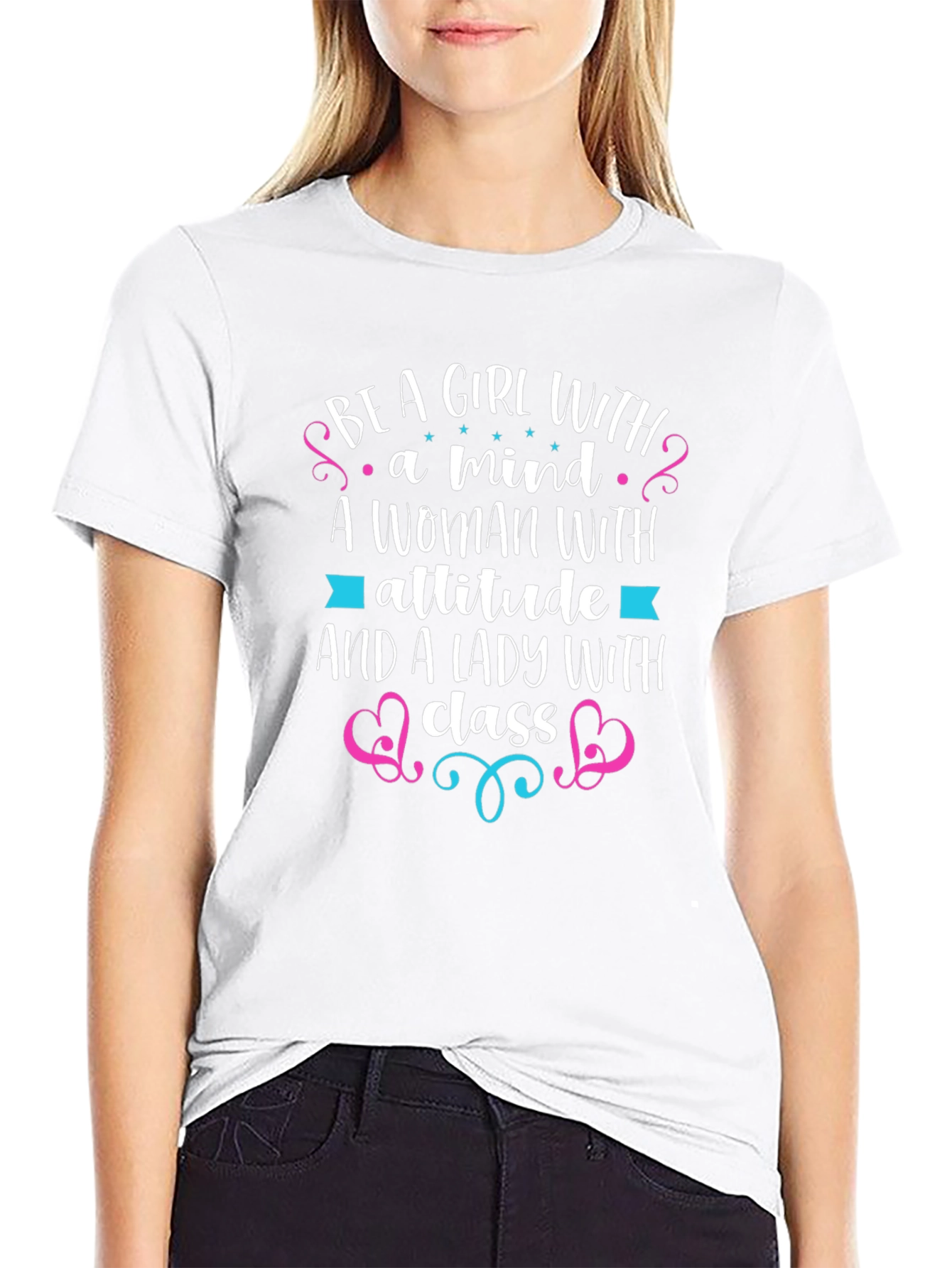 Be A Girl With A Mind Graphic Tee