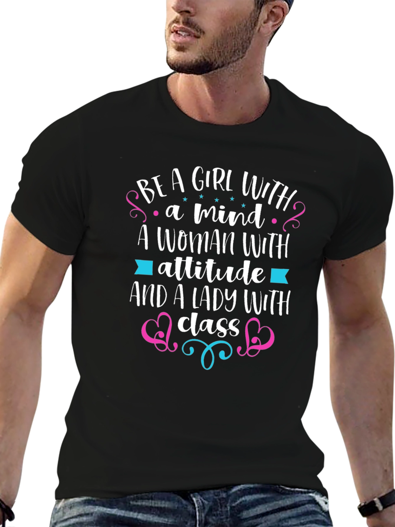 Be A Girl With A Mind Graphic Tee