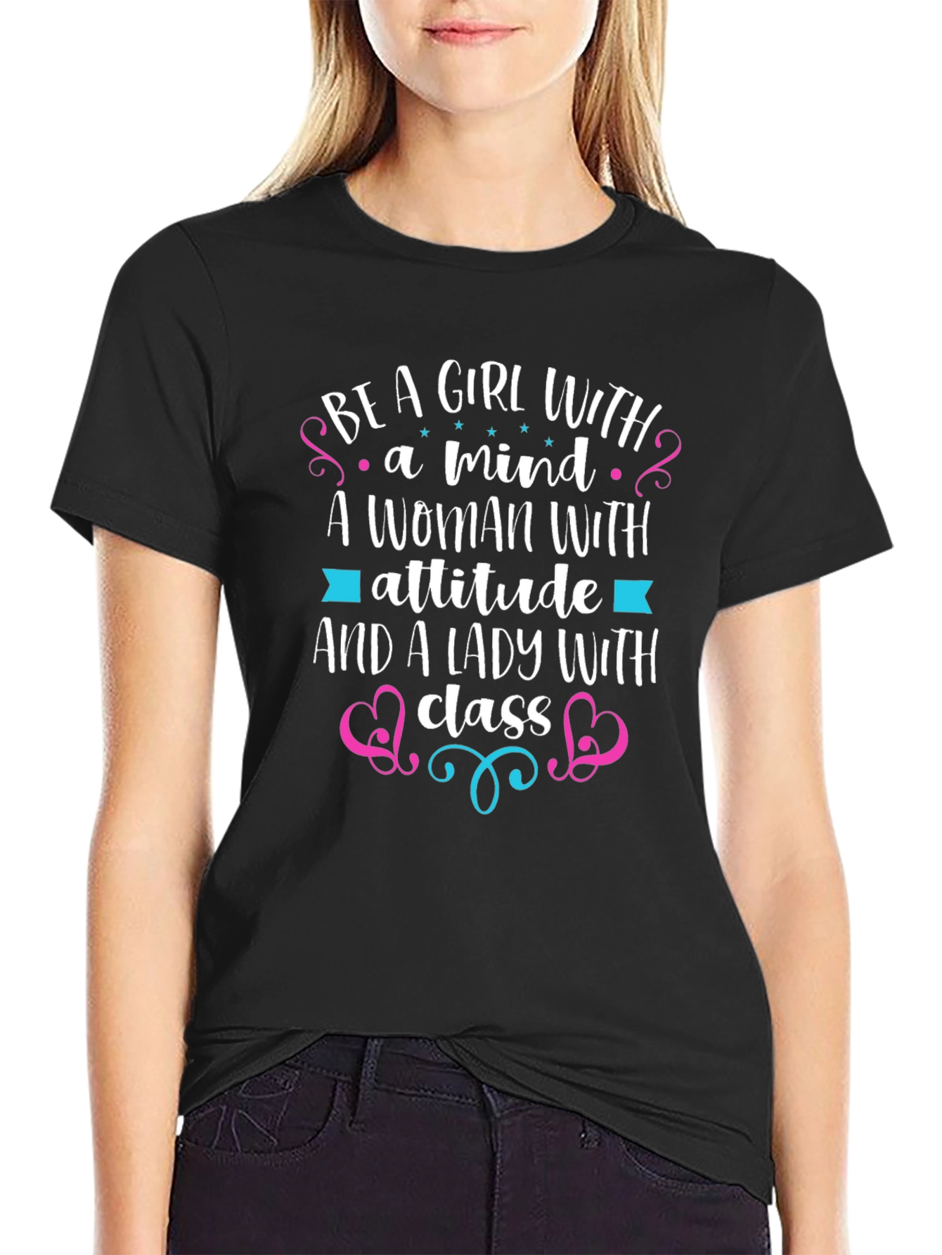 Be A Girl With A Mind Graphic Tee