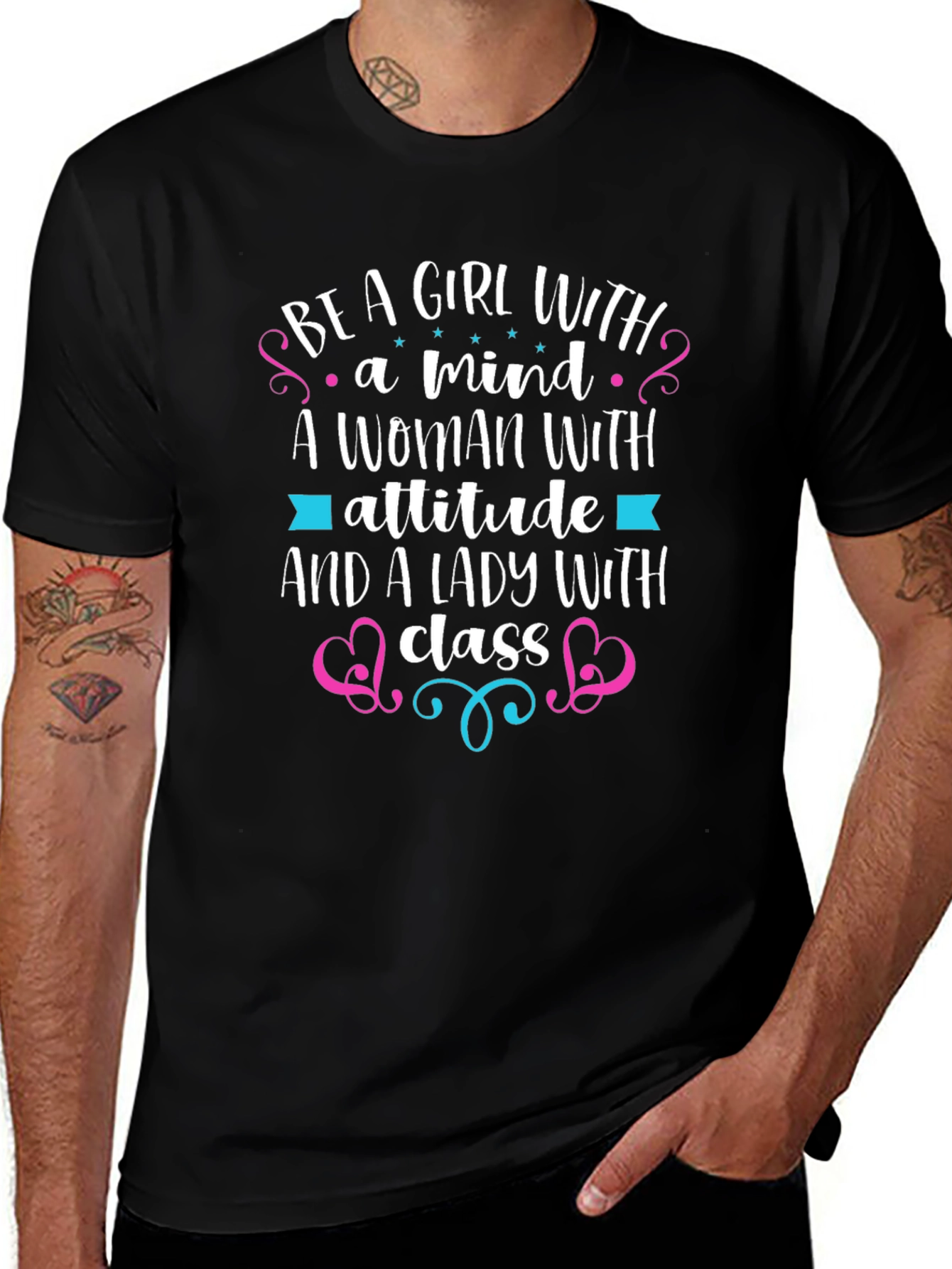 Be A Girl With A Mind Graphic Tee
