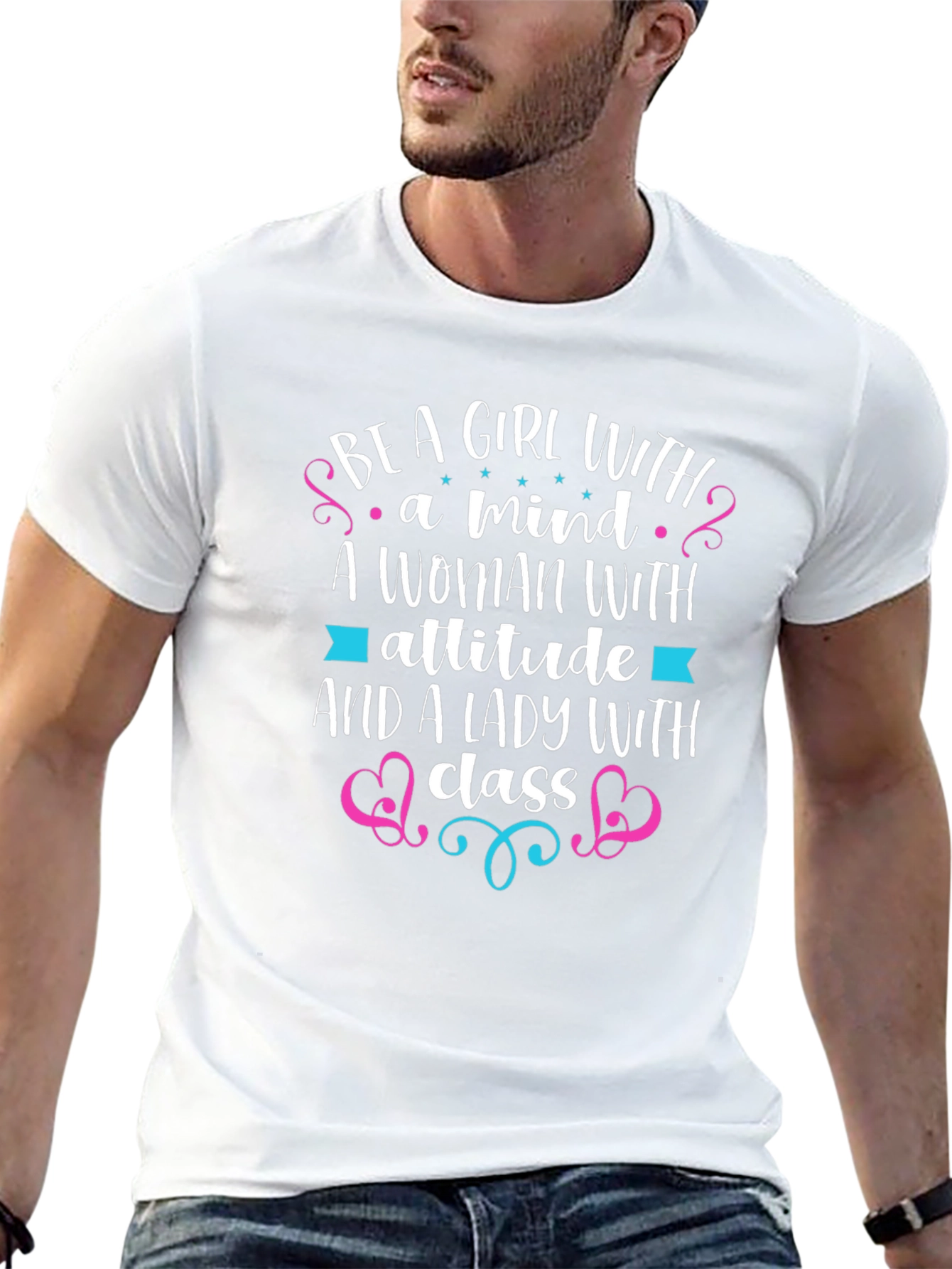 Be A Girl With A Mind Graphic Tee