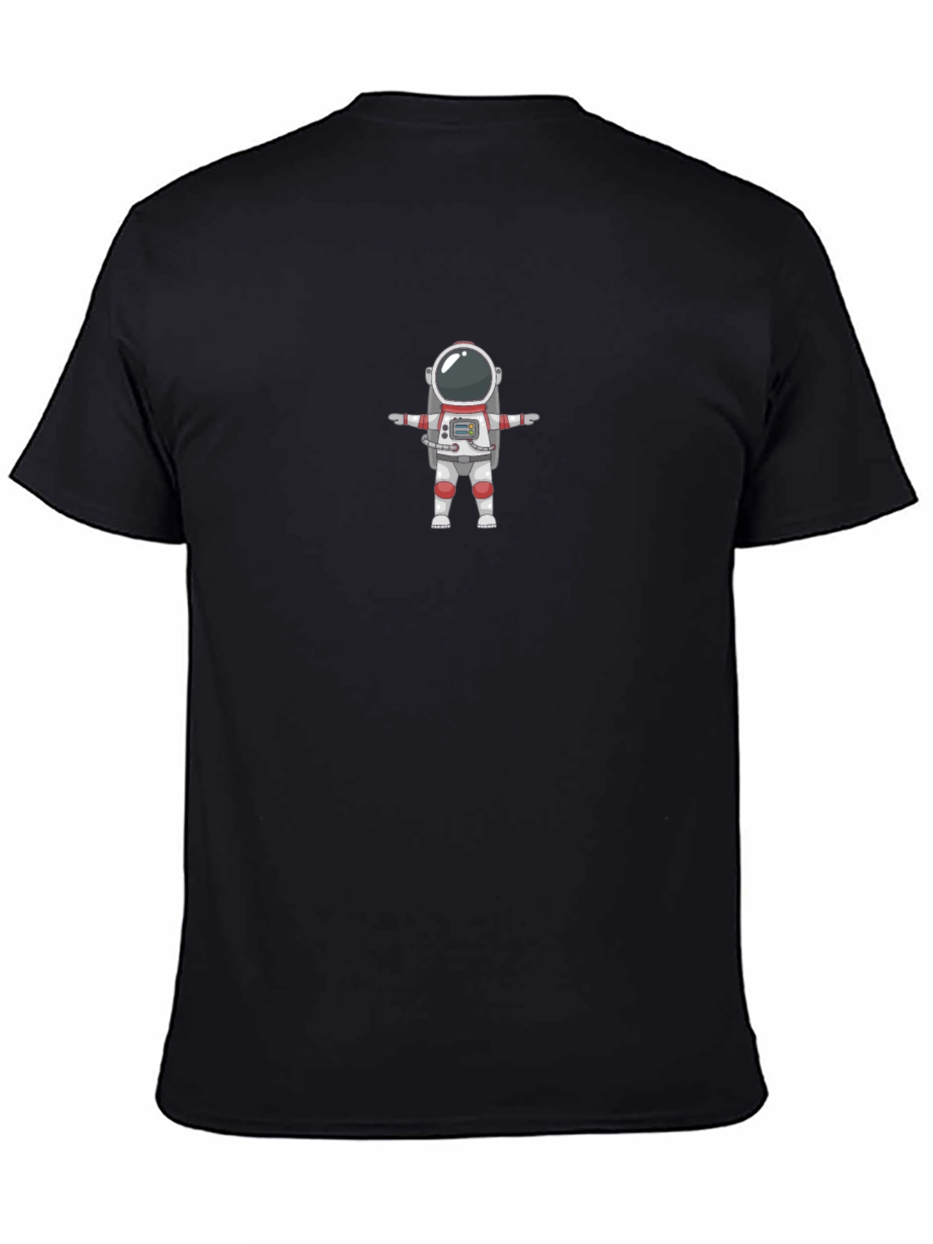 Astronaut T-Pose Black T-Shirt