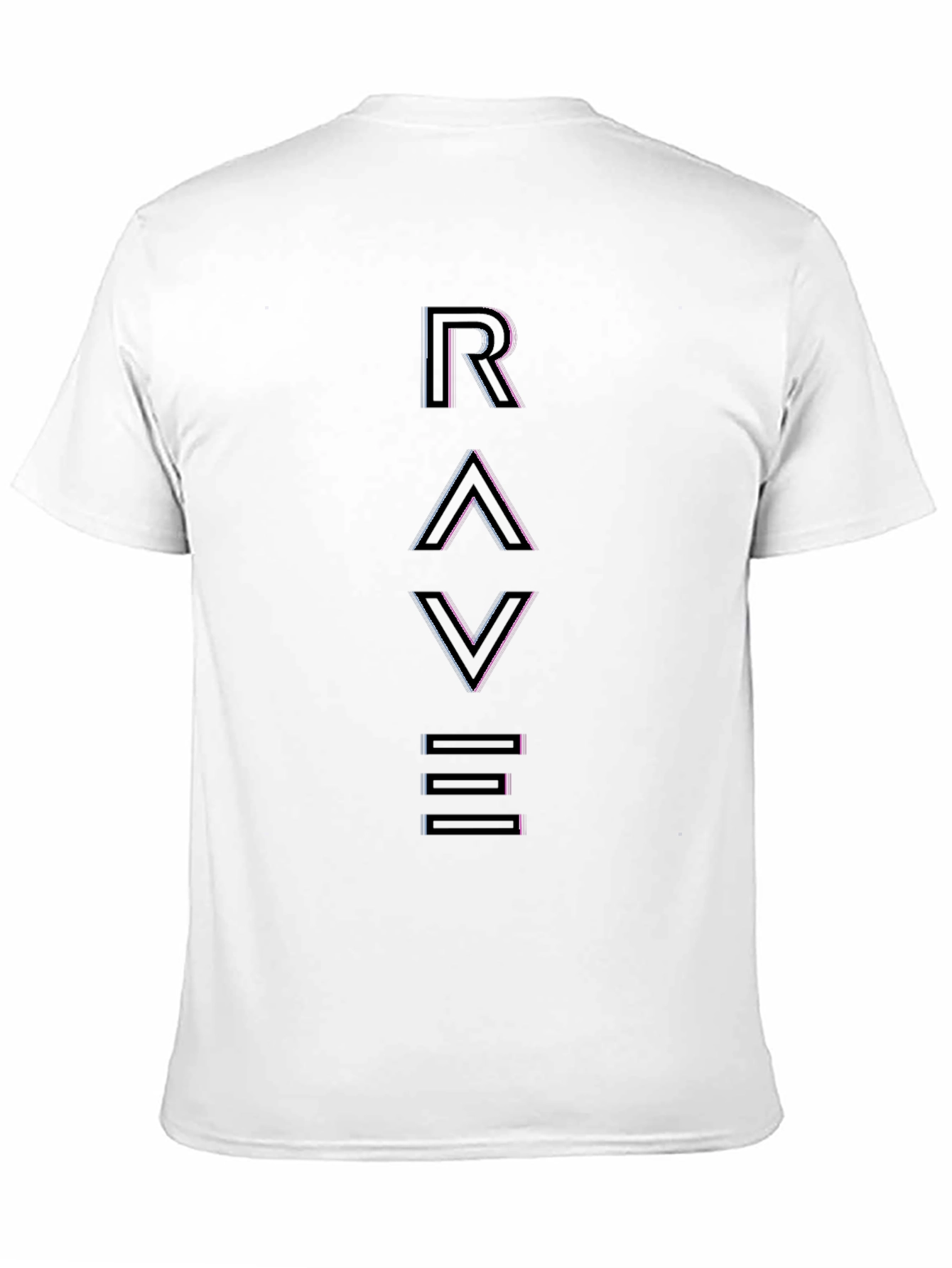 Rave Graphic T-Shirt - Black Cotton Tee