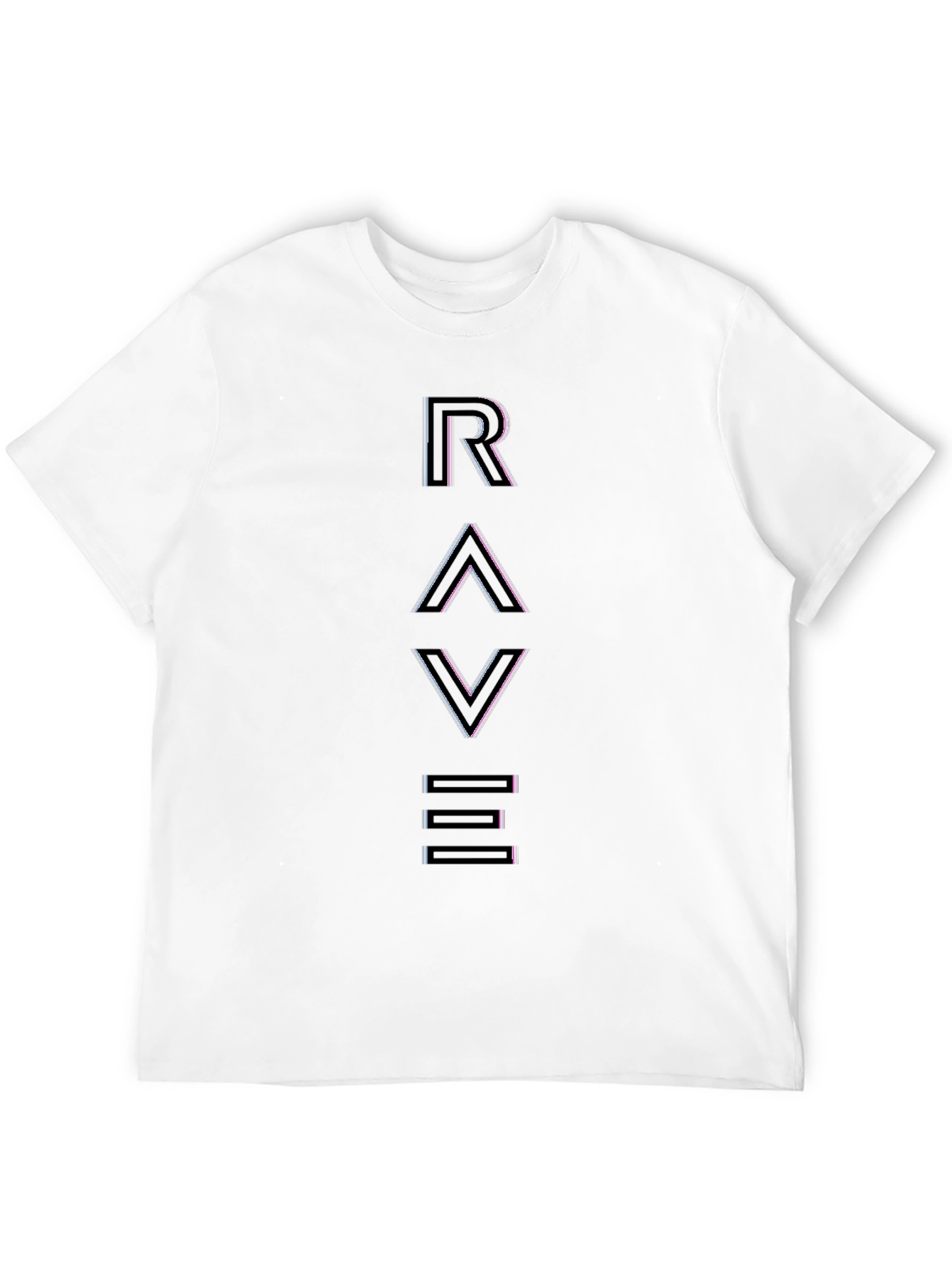 Rave Graphic T-Shirt - Black Cotton Tee