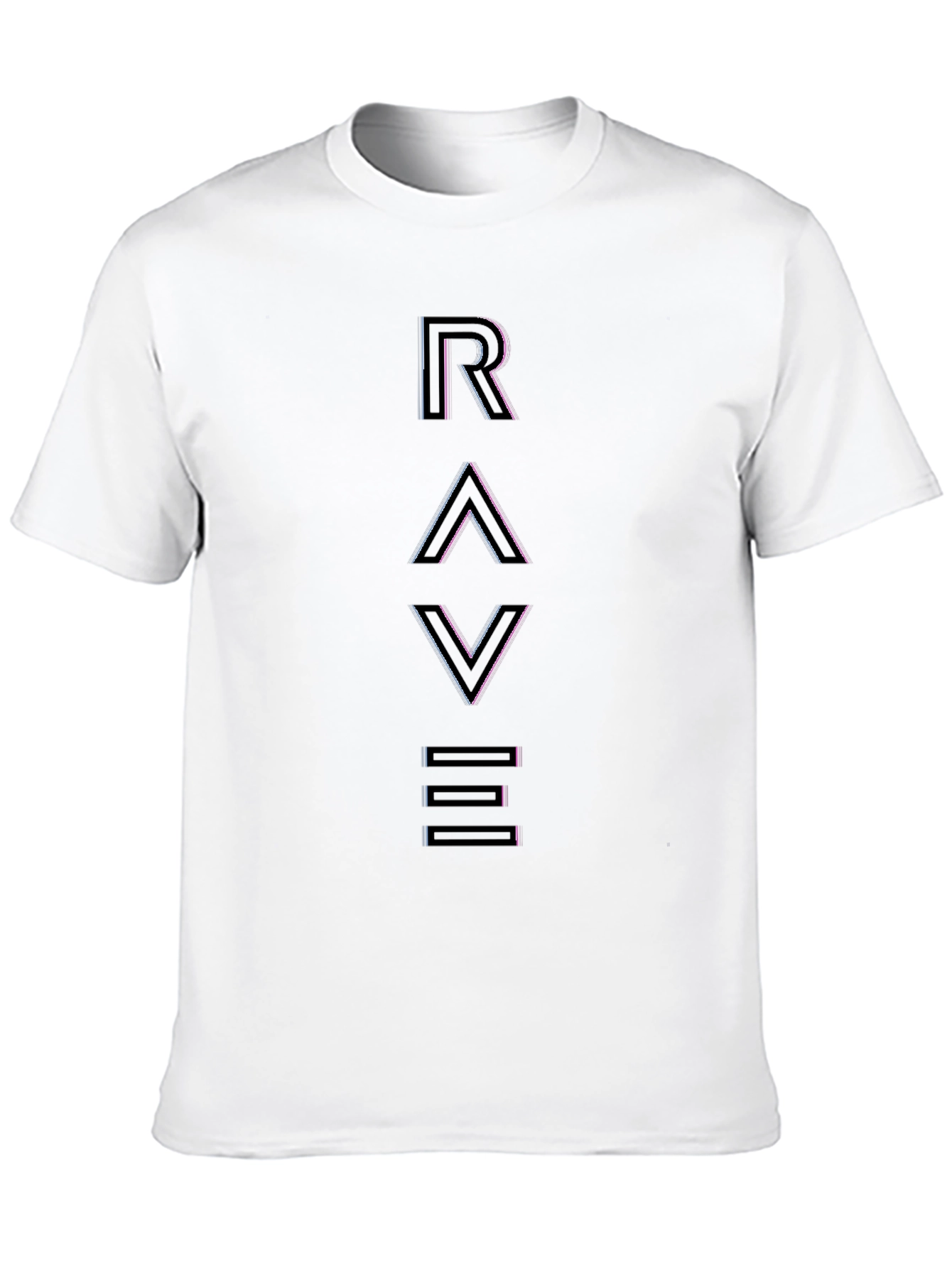 Rave Graphic T-Shirt - Black Cotton Tee