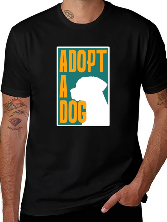 Adopt a Dog Graphic Tee - Support Animal Rescue