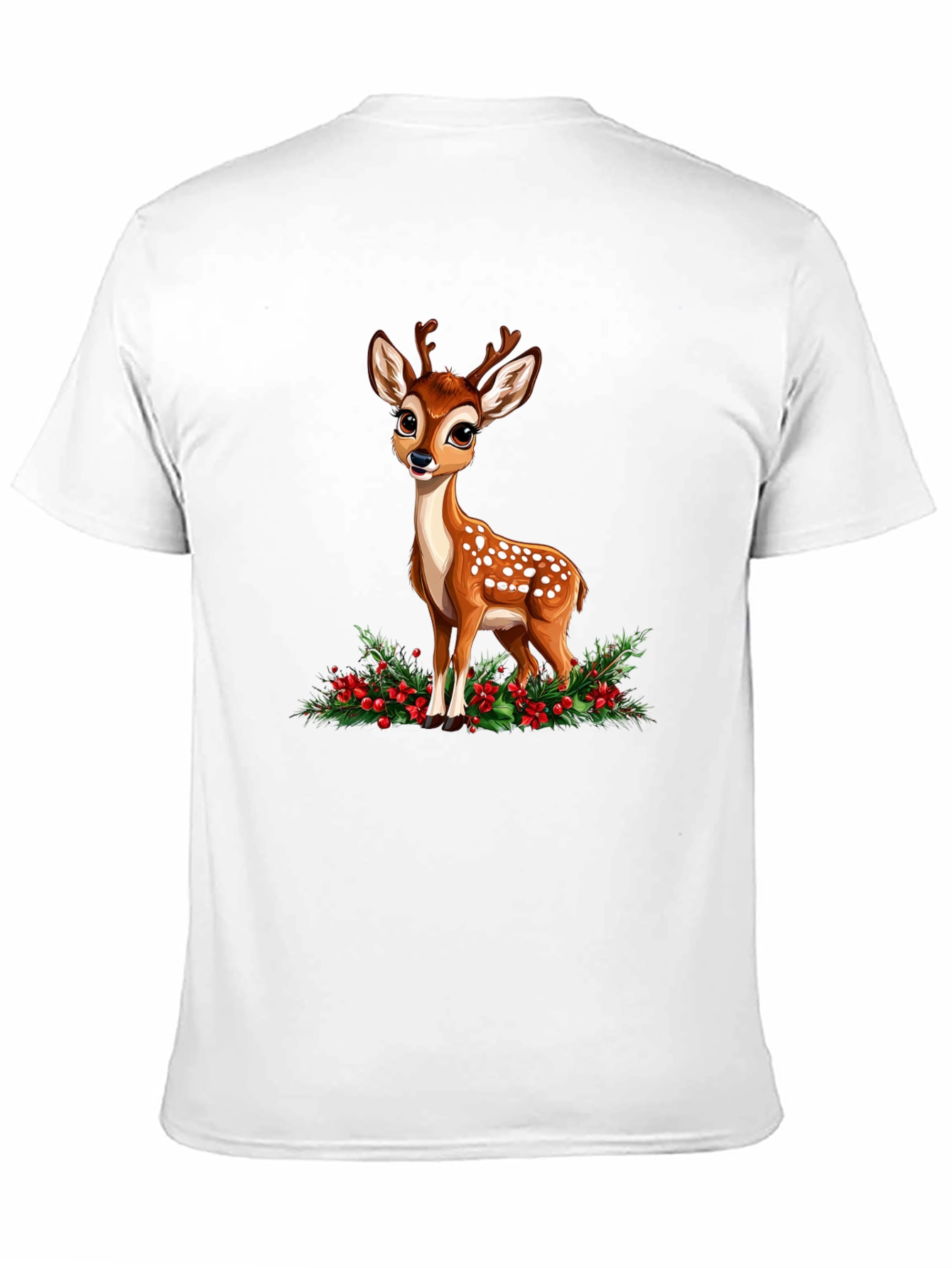 Cute Fawn Graphic Tee - Holiday Season Ready