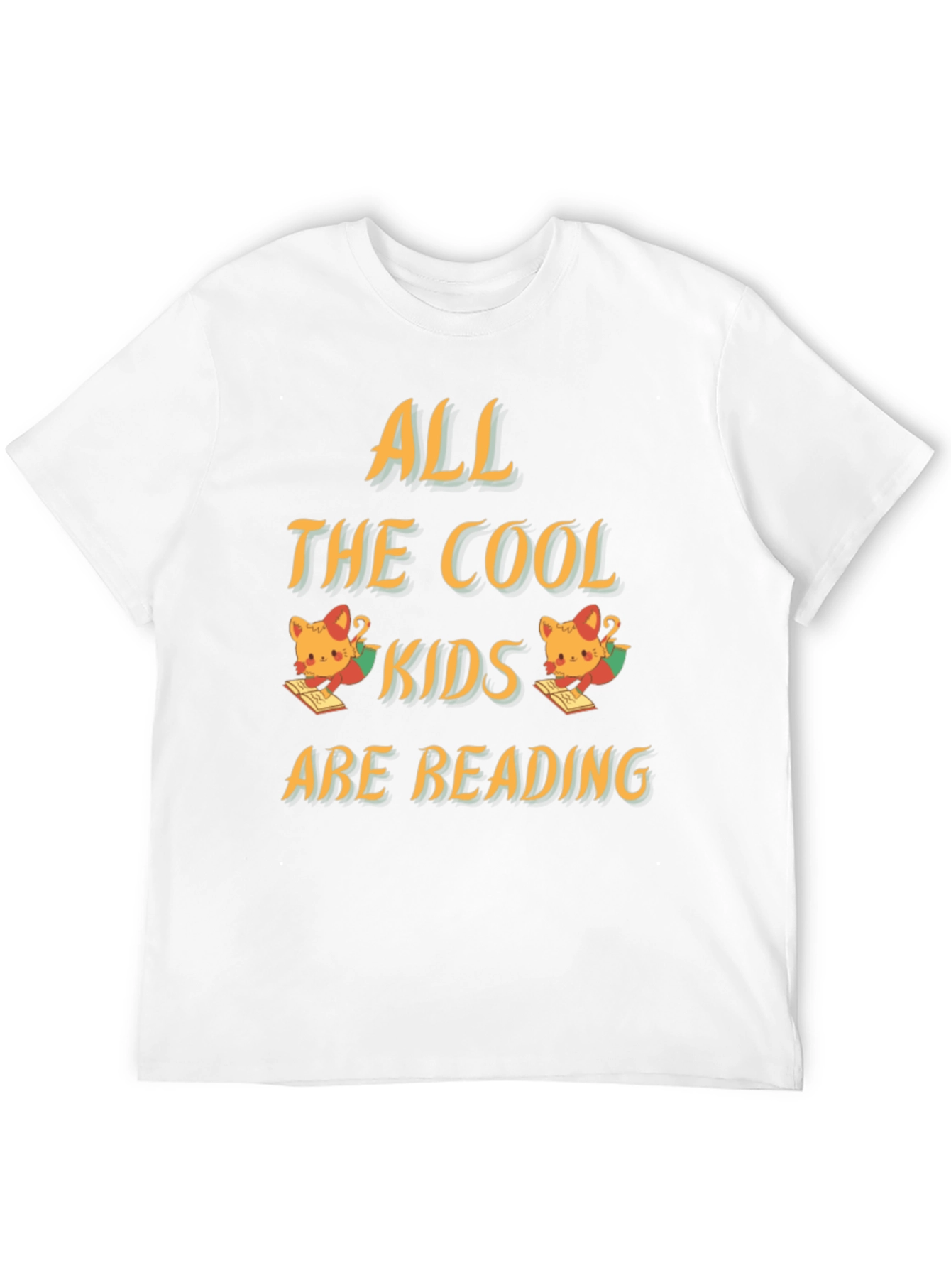 Cool Kids Reading Black T-Shirt