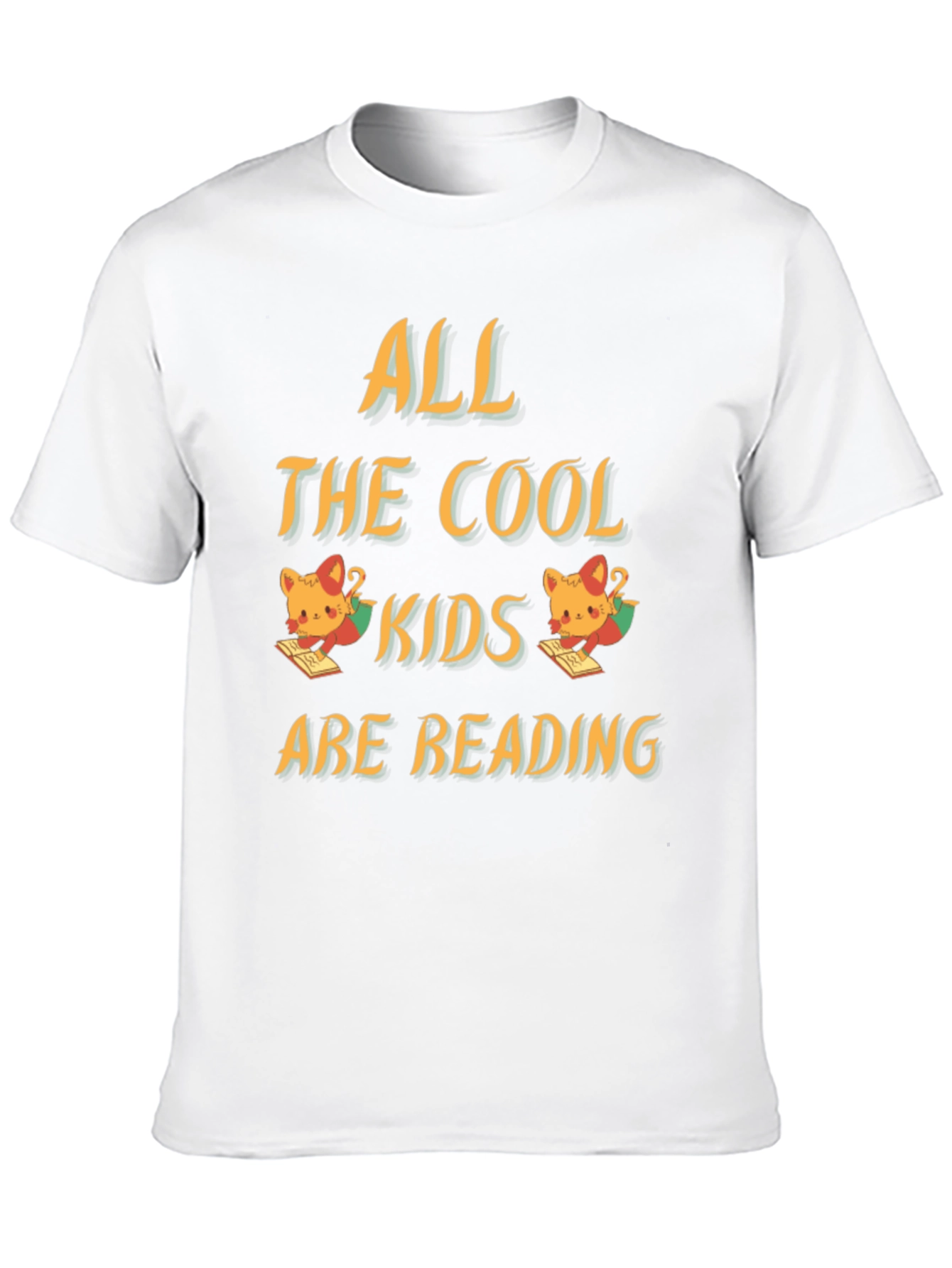 Cool Kids Reading Black T-Shirt