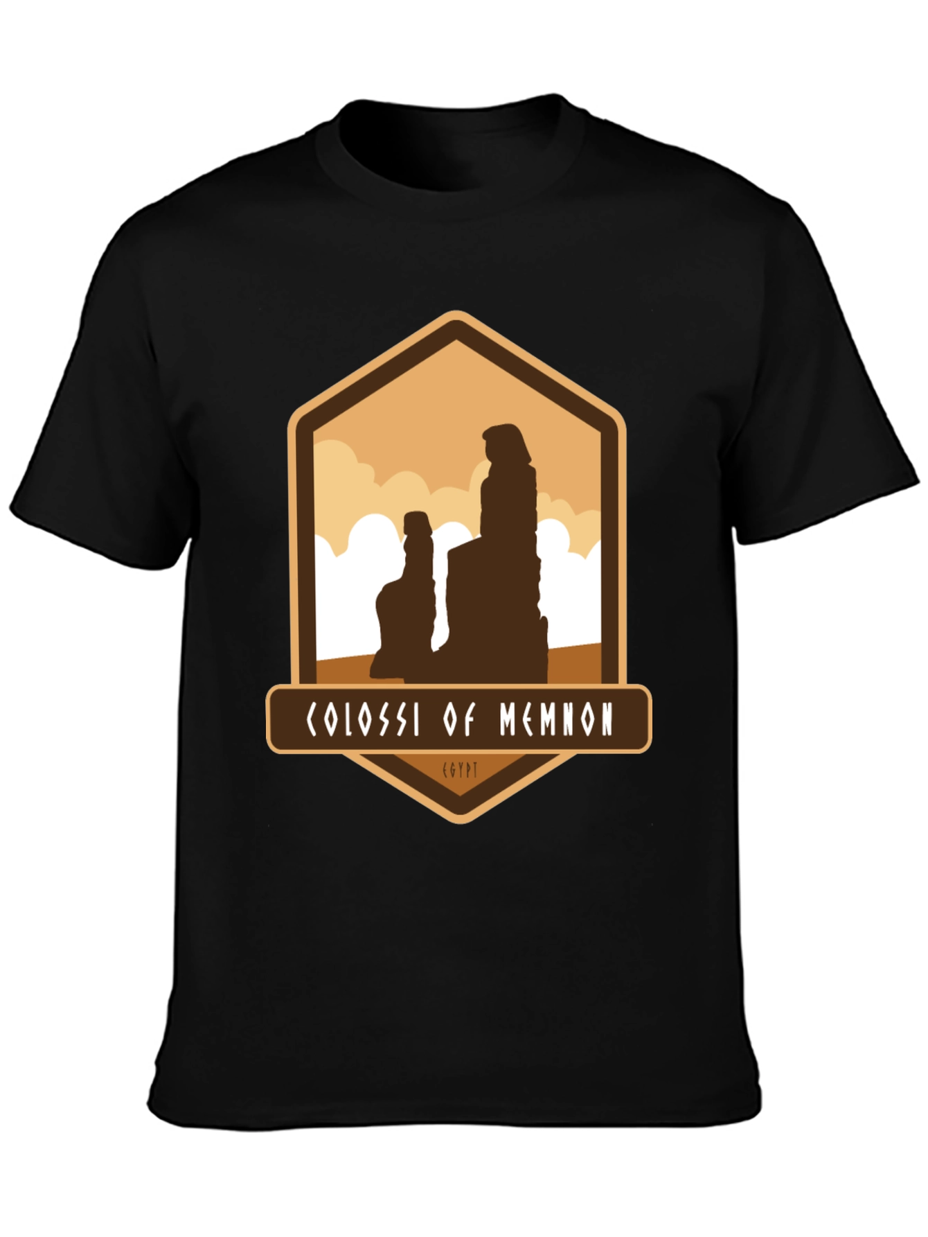 Colossi of Memnon Egypt Graphic T-Shirt
