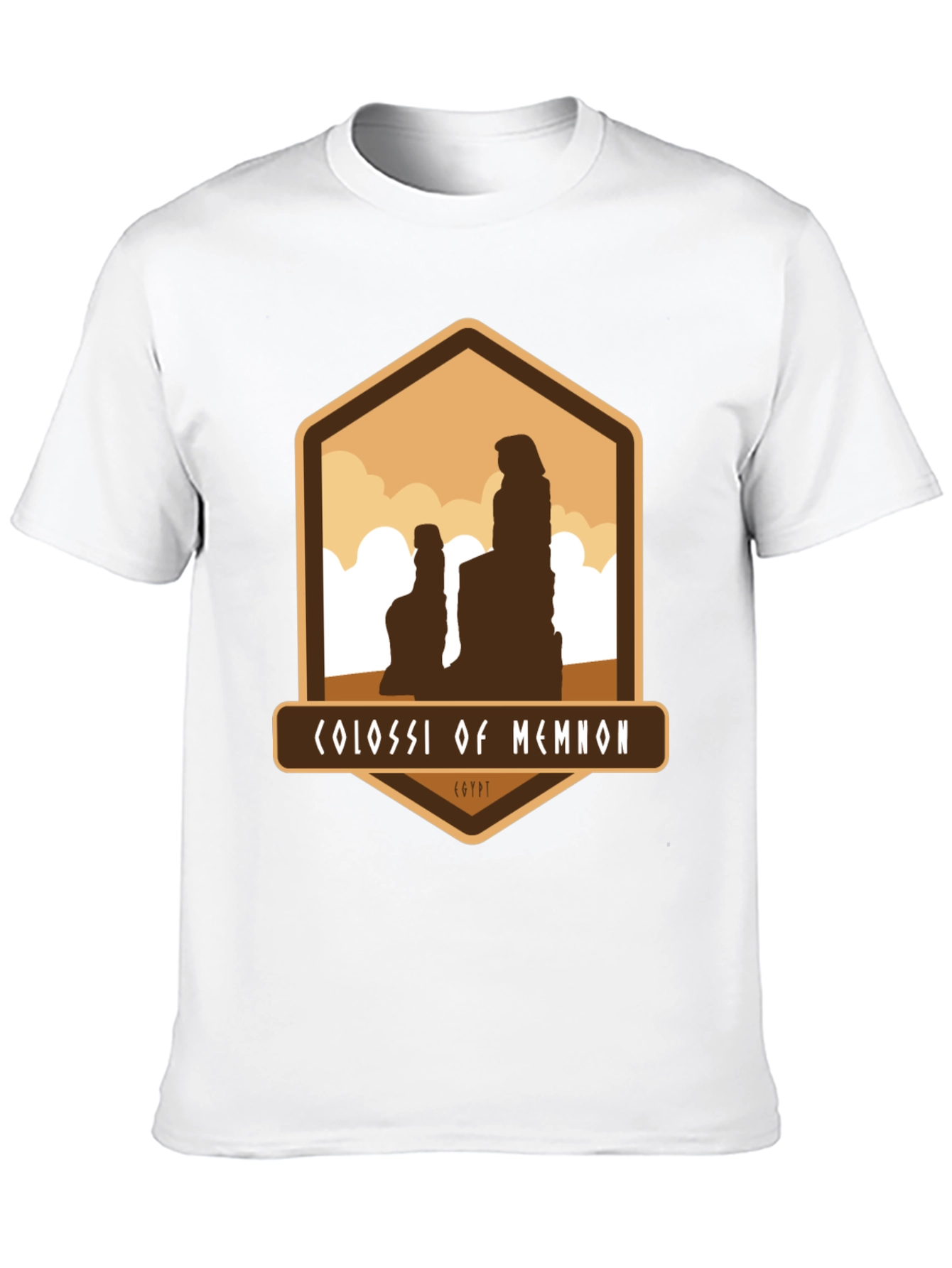 Colossi of Memnon Egypt Graphic T-Shirt