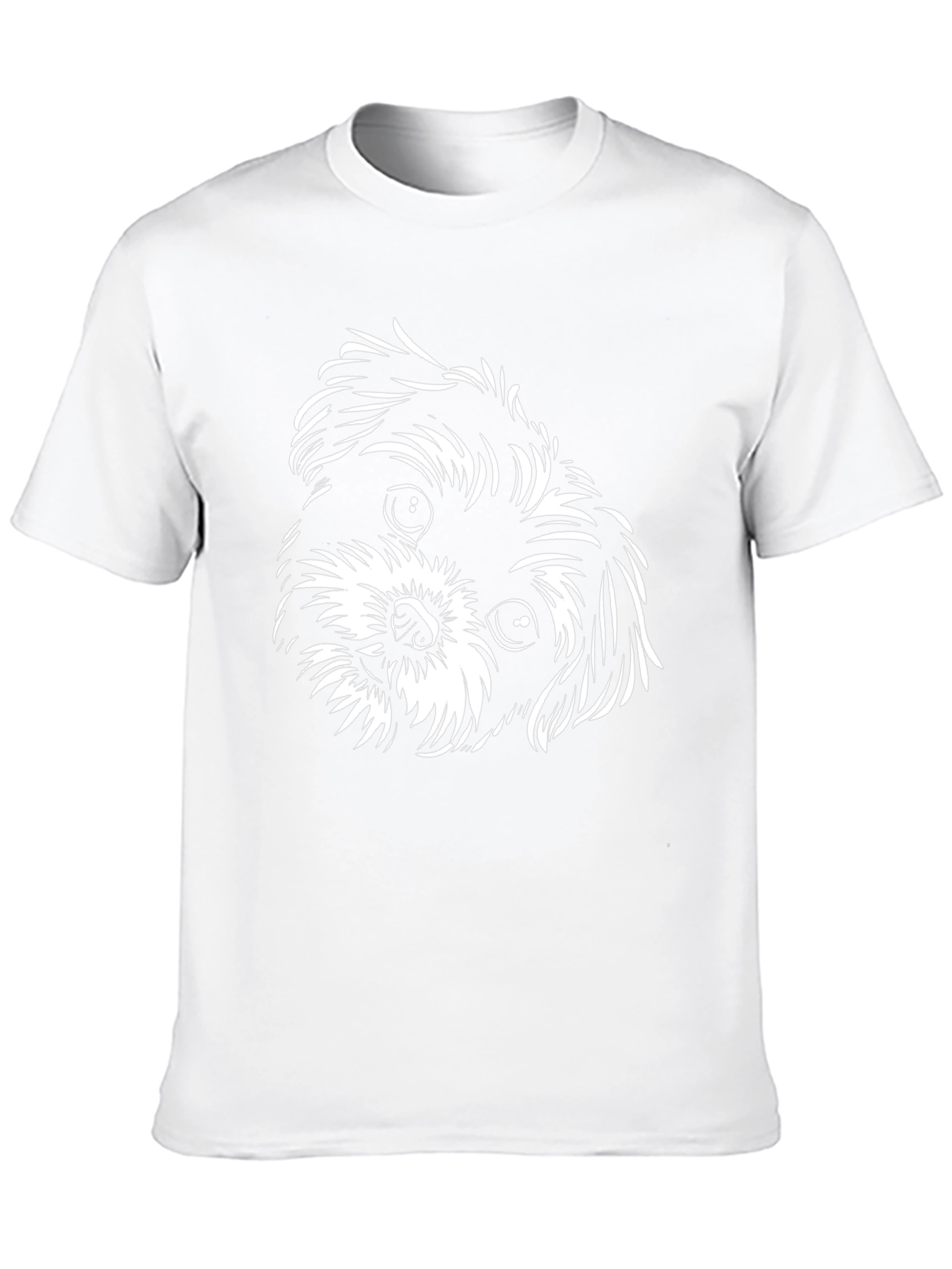 Cute Dog Graphic Tee - Black T-Shirt