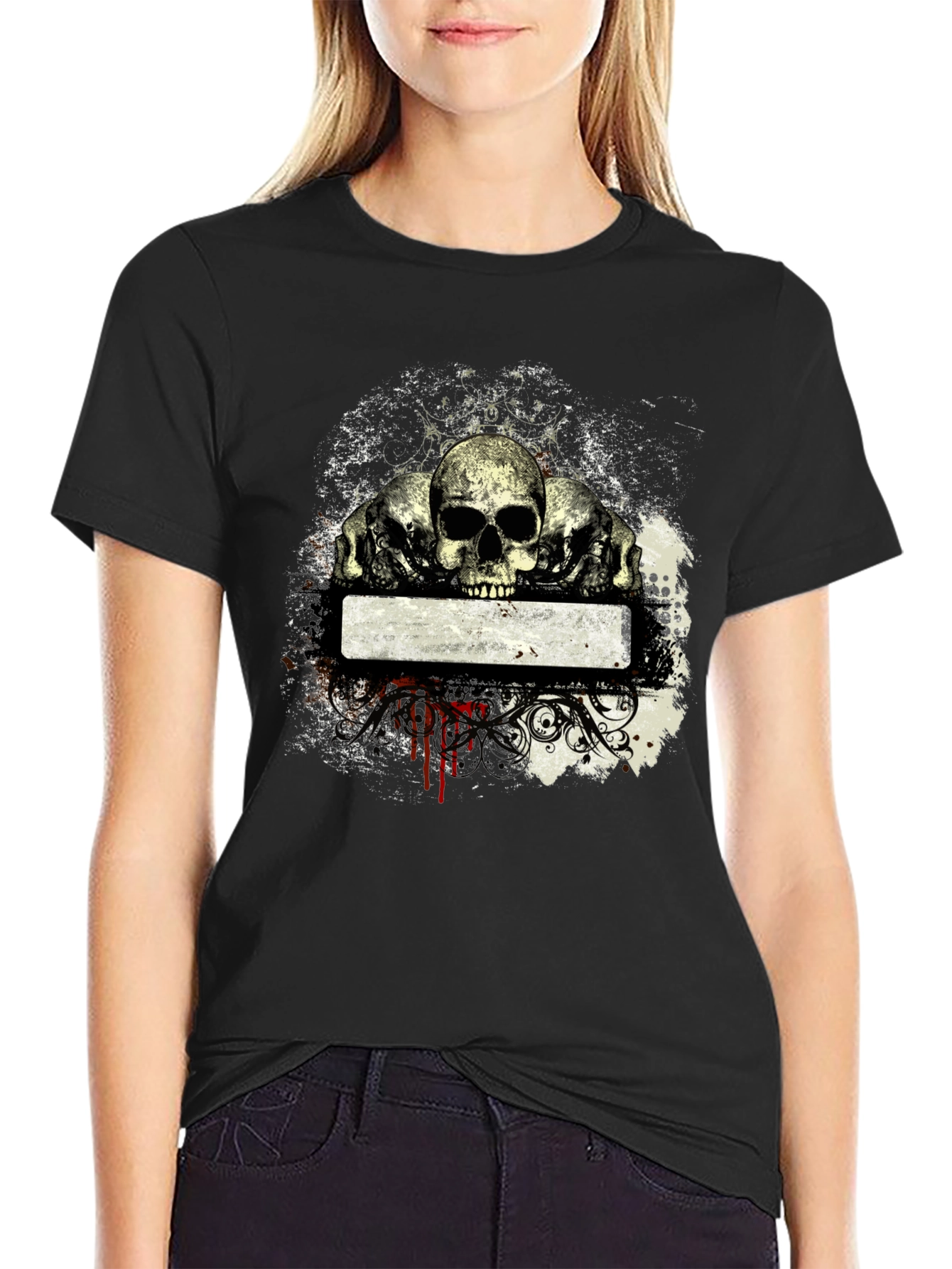 Skull Graphic T-Shirt - Edgy & Unique Design