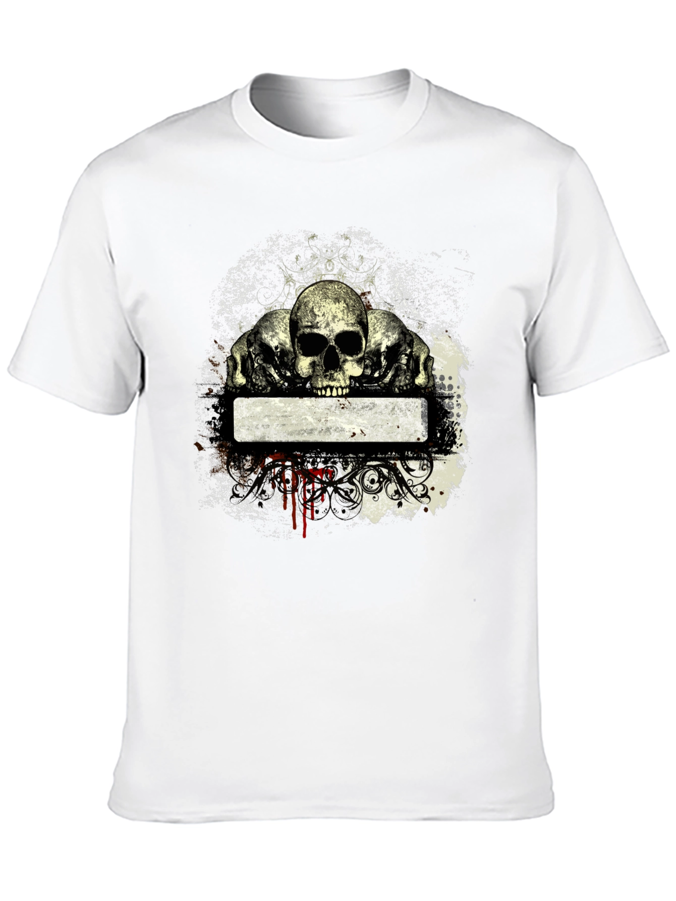 Skull Graphic T-Shirt - Edgy & Unique Design