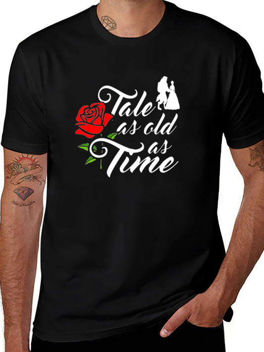Beauty and the Beast Tale as Old as Time Graphic Tee