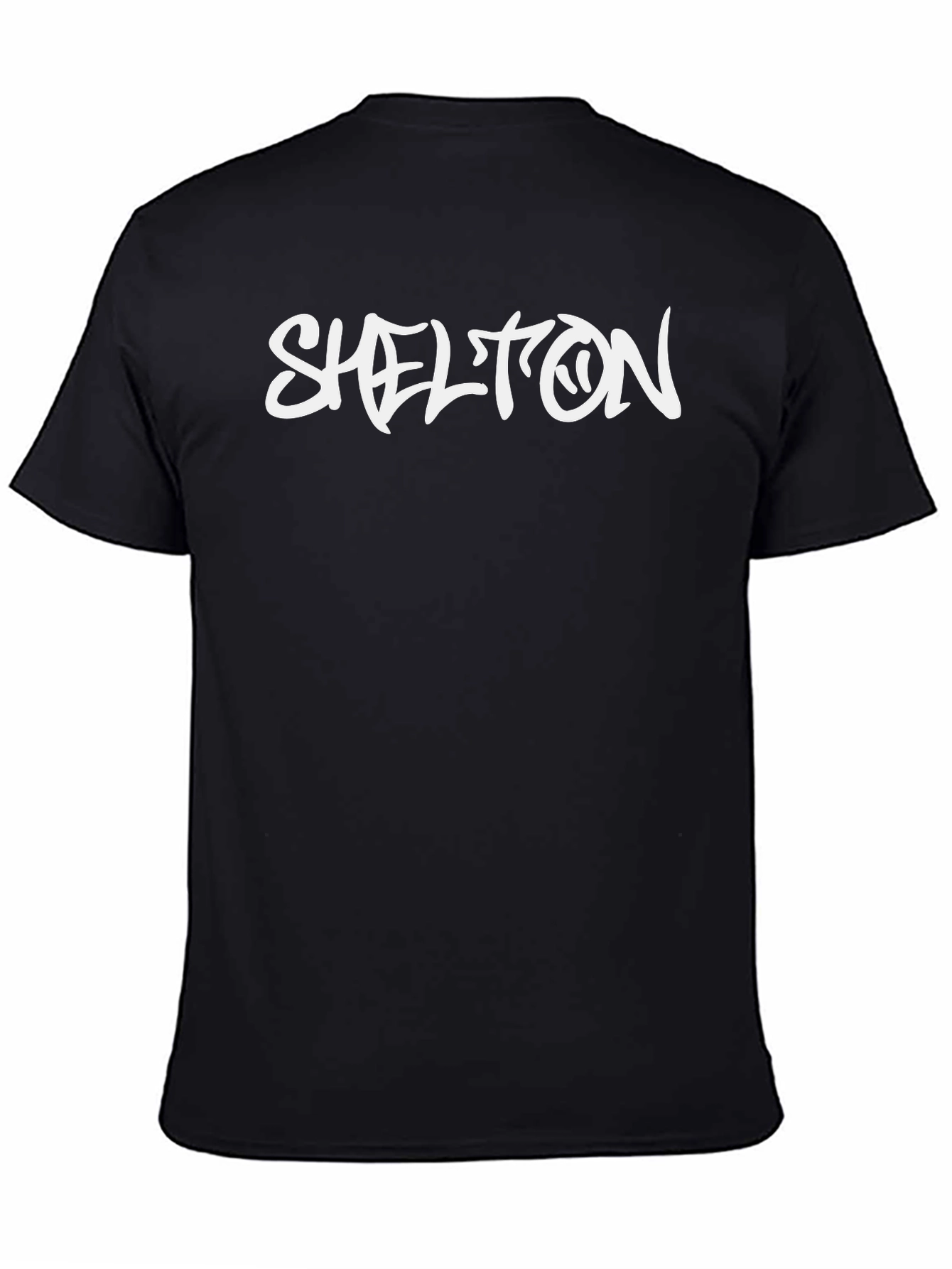 Shelton Graphic Tee - Black Casual T-Shirt