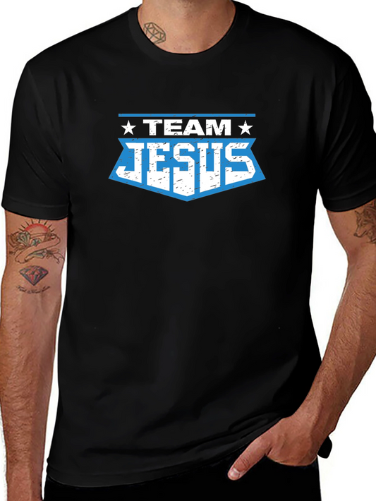 Team Jesus Graphic T-Shirt - Black
