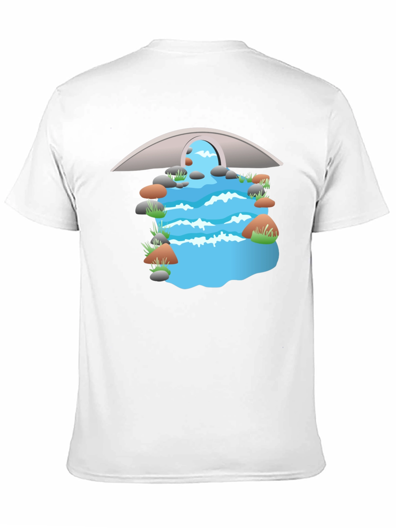 River Bridge Graphic T-Shirt
