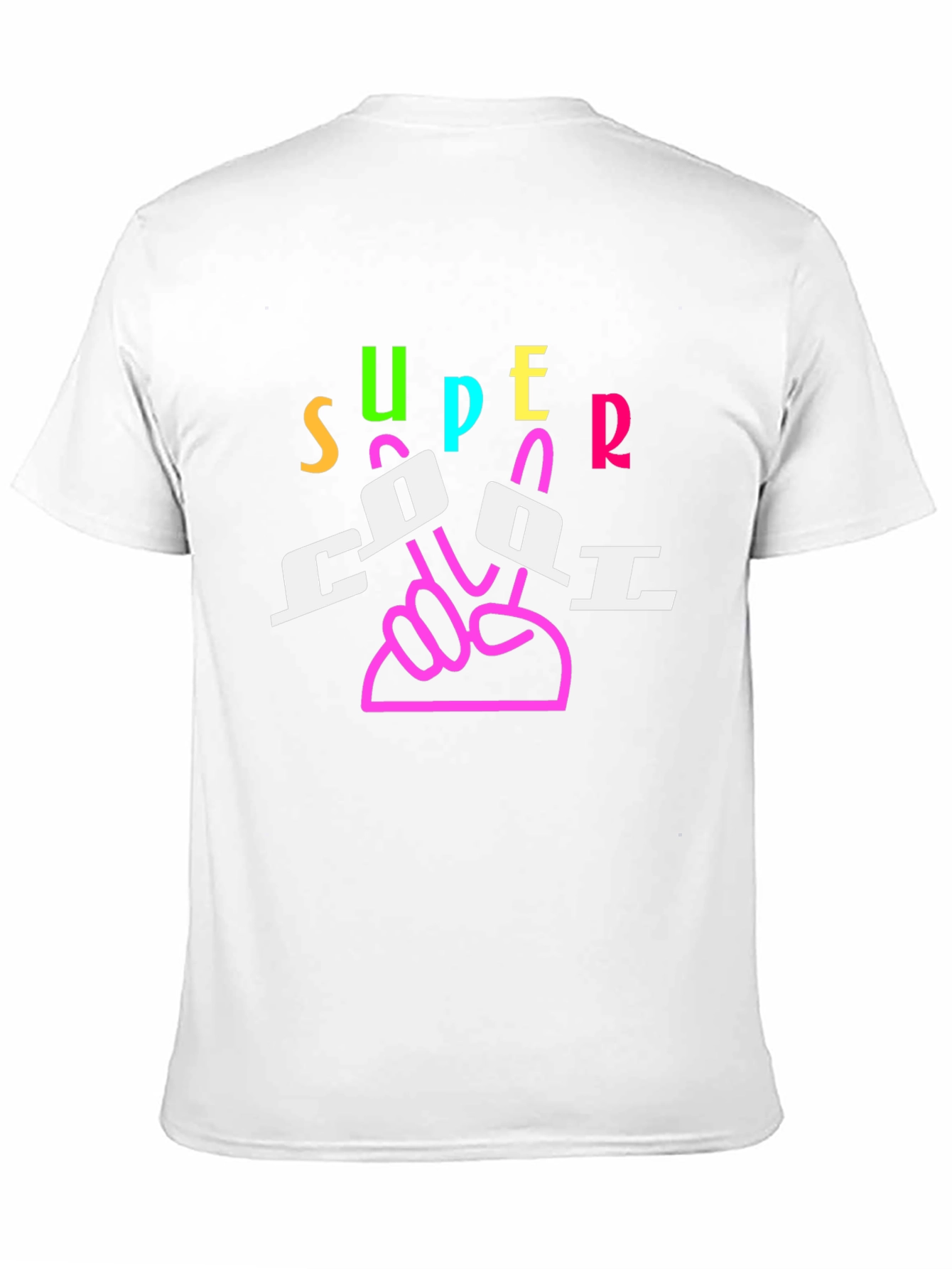 Super Cool Graphic Print Black T-Shirt