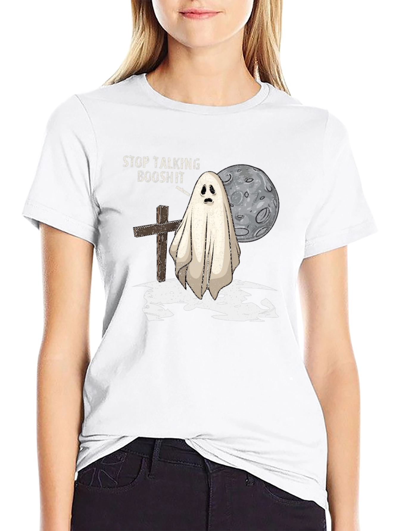 BooShit Halloween Ghost T-Shirt