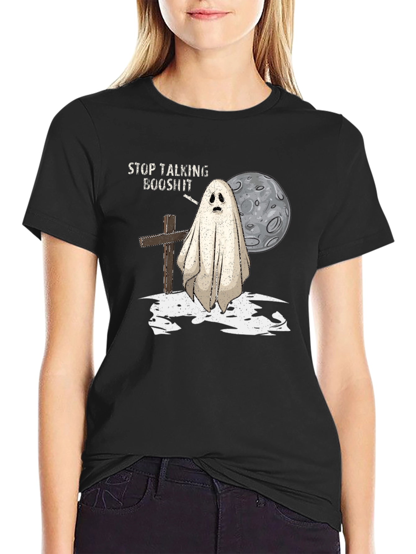 BooShit Halloween Ghost T-Shirt