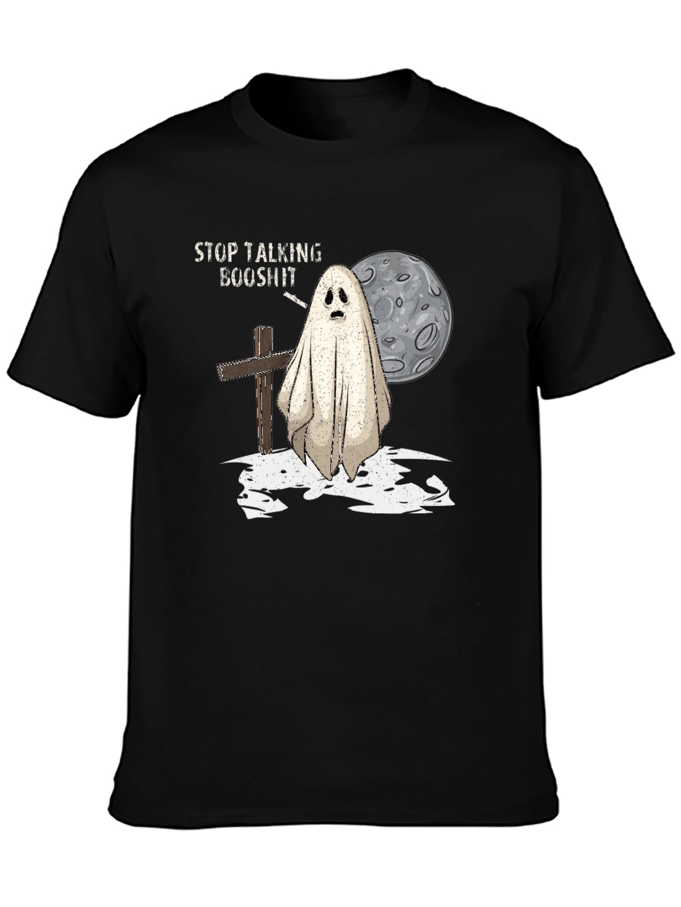 BooShit Halloween Ghost T-Shirt