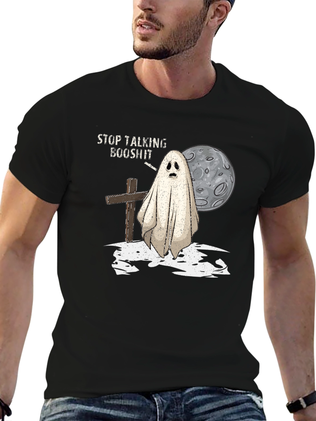 BooShit Halloween Ghost T-Shirt