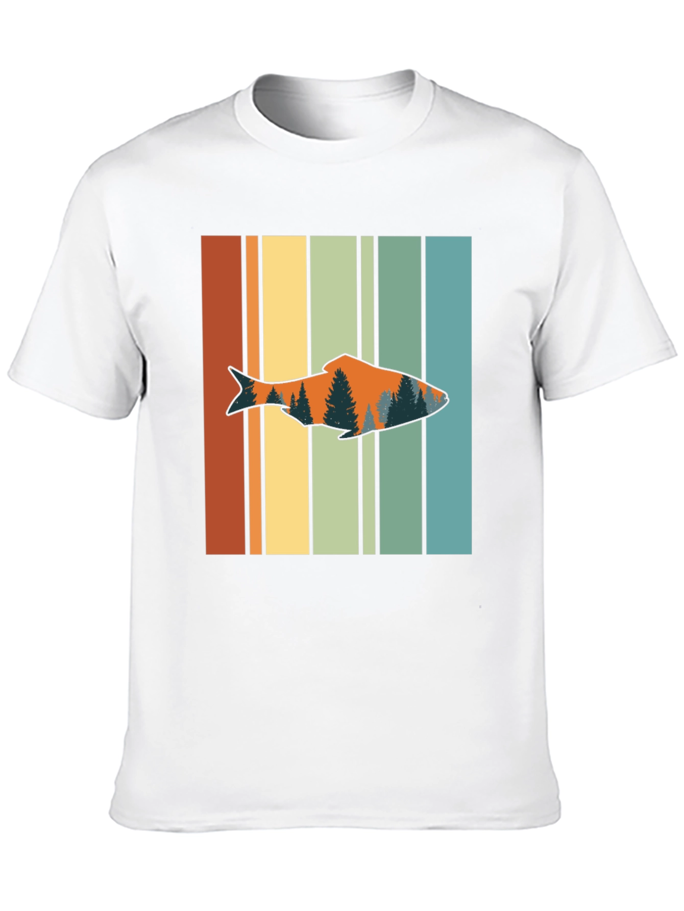 Retro Fish Graphic Tee - Outdoorsman Style