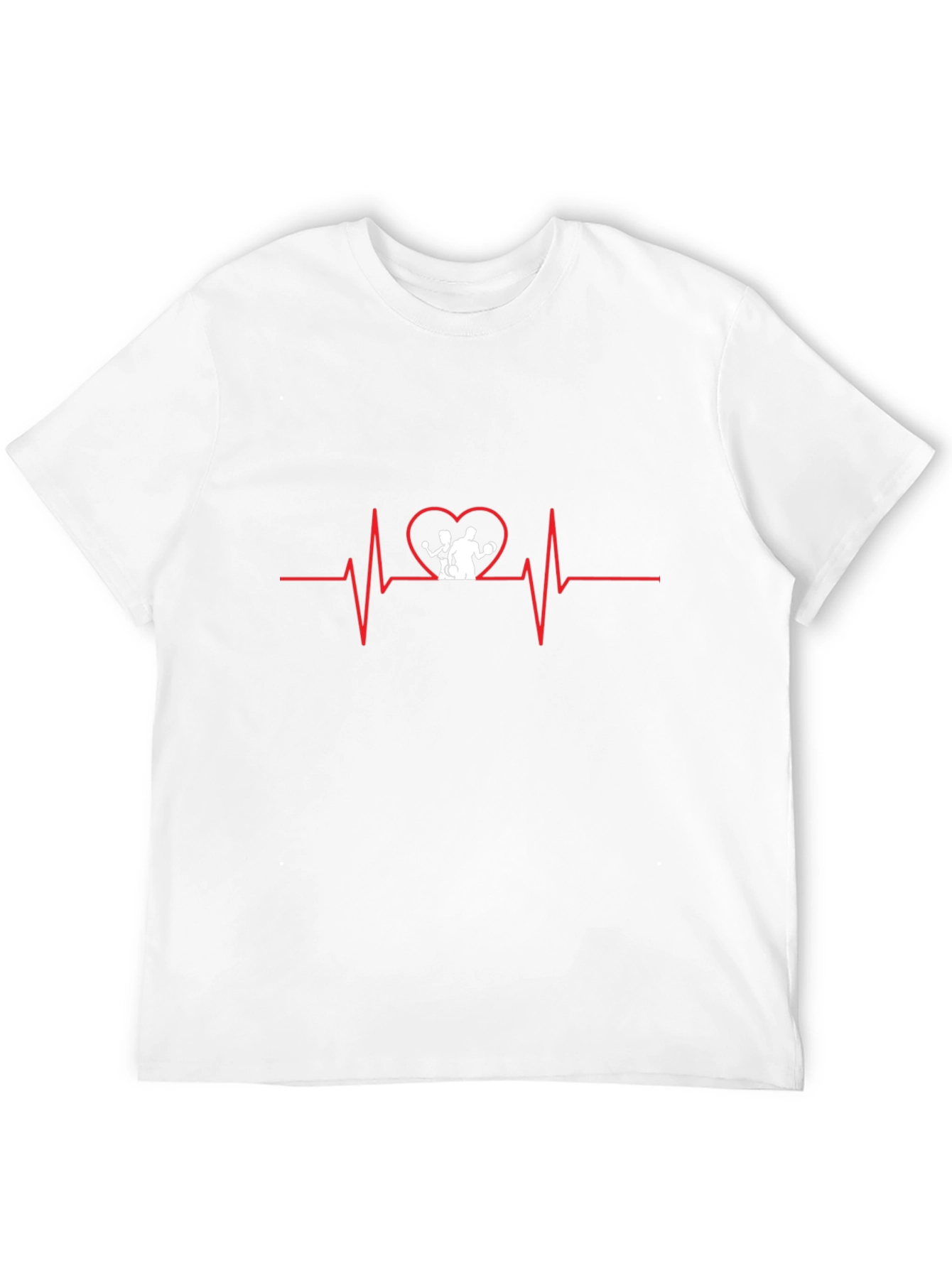 Boxer Heartbeat T-Shirt - Boxing Lover Tee