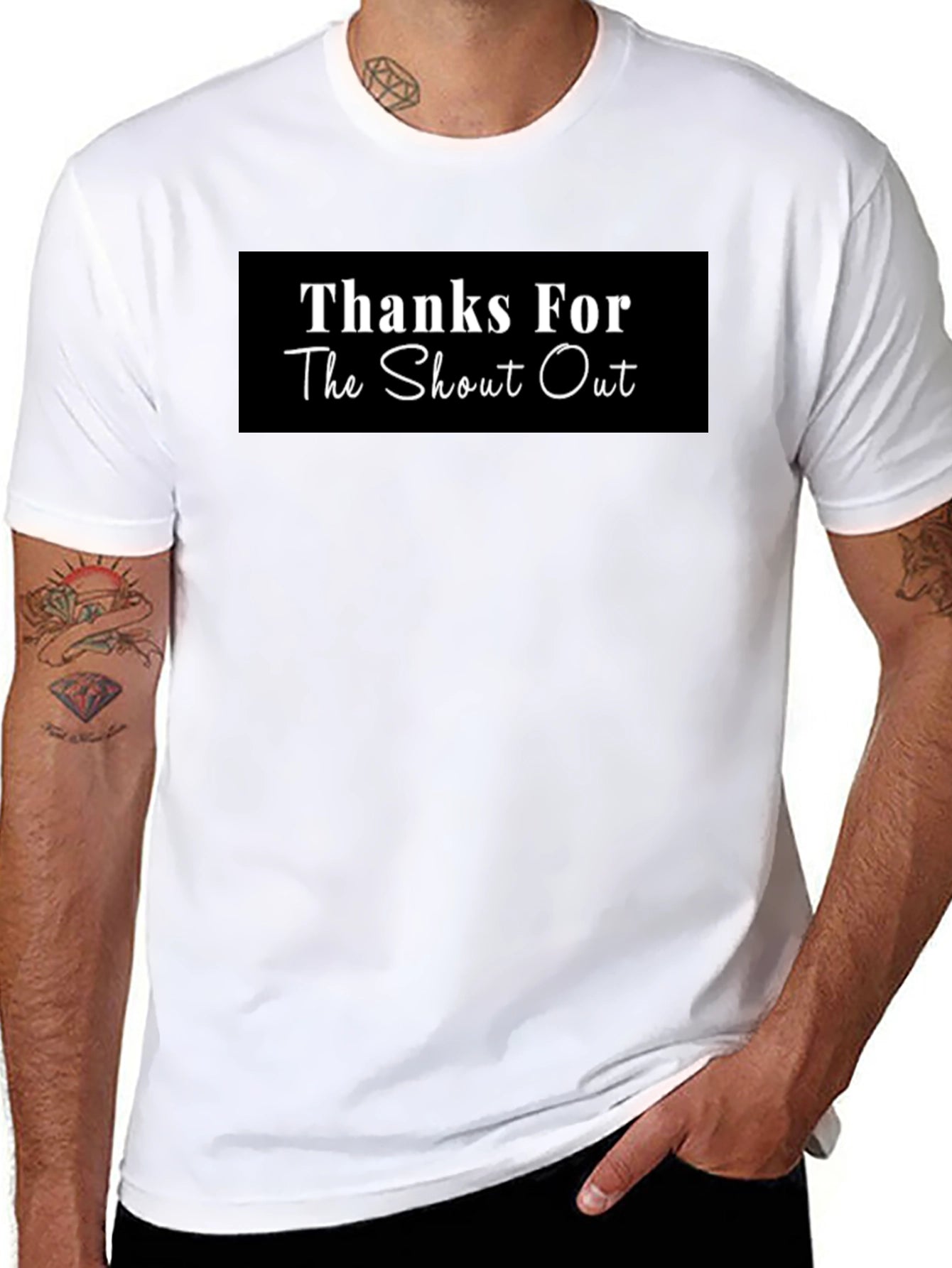 Thanks For The Shout Out Black T-Shirt