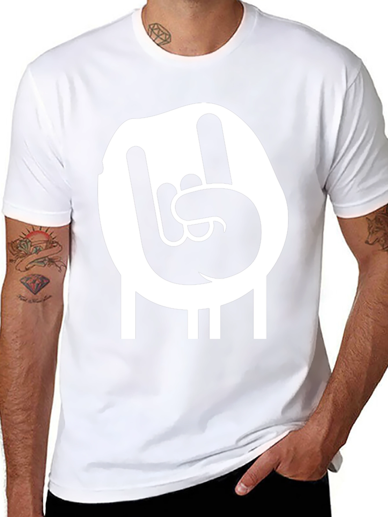 Rock On Black T-Shirt