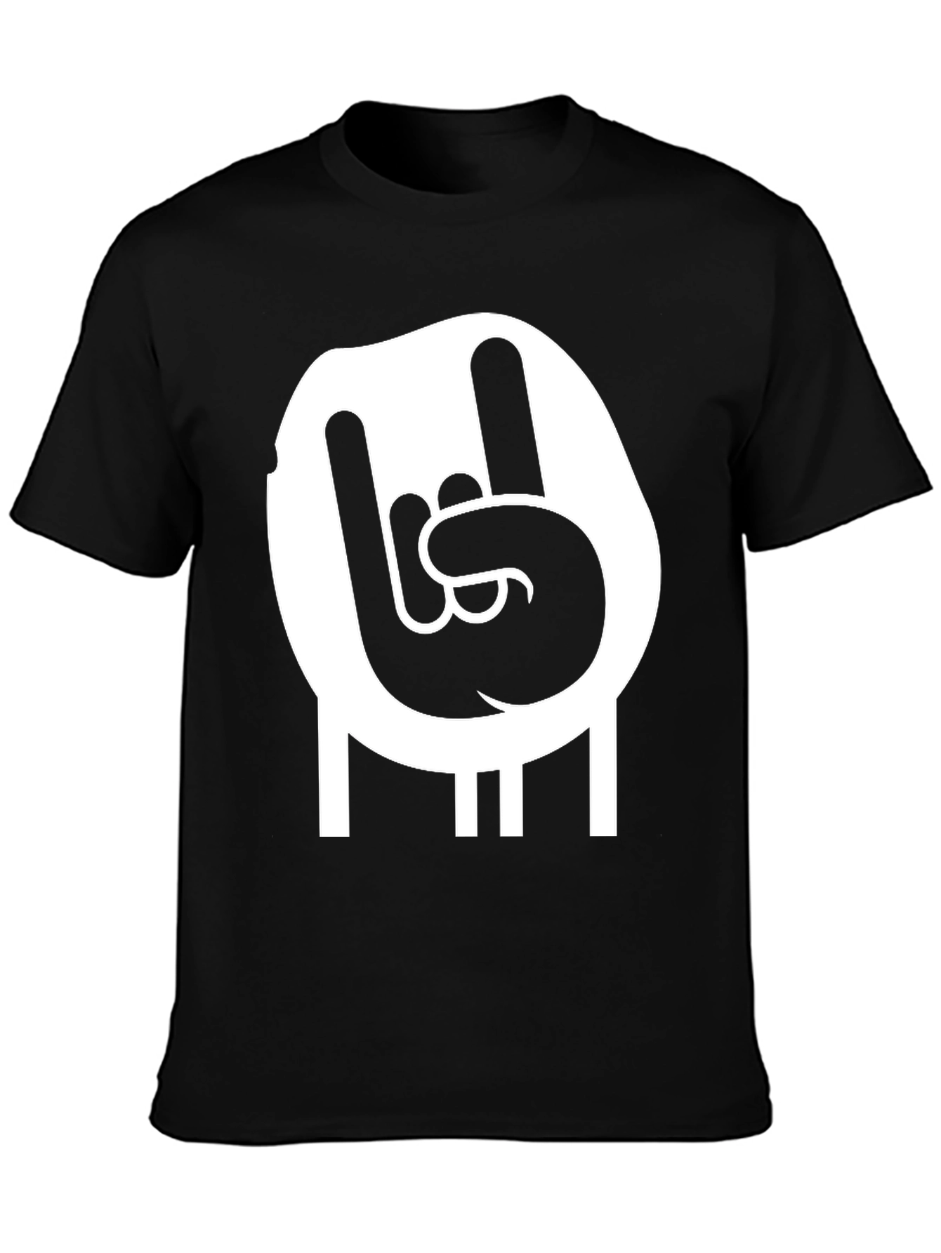 Rock On Black T-Shirt