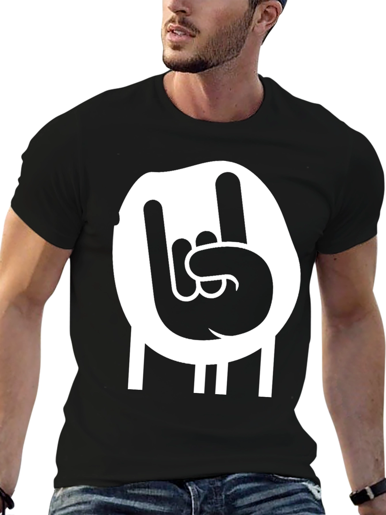 Rock On Black T-Shirt