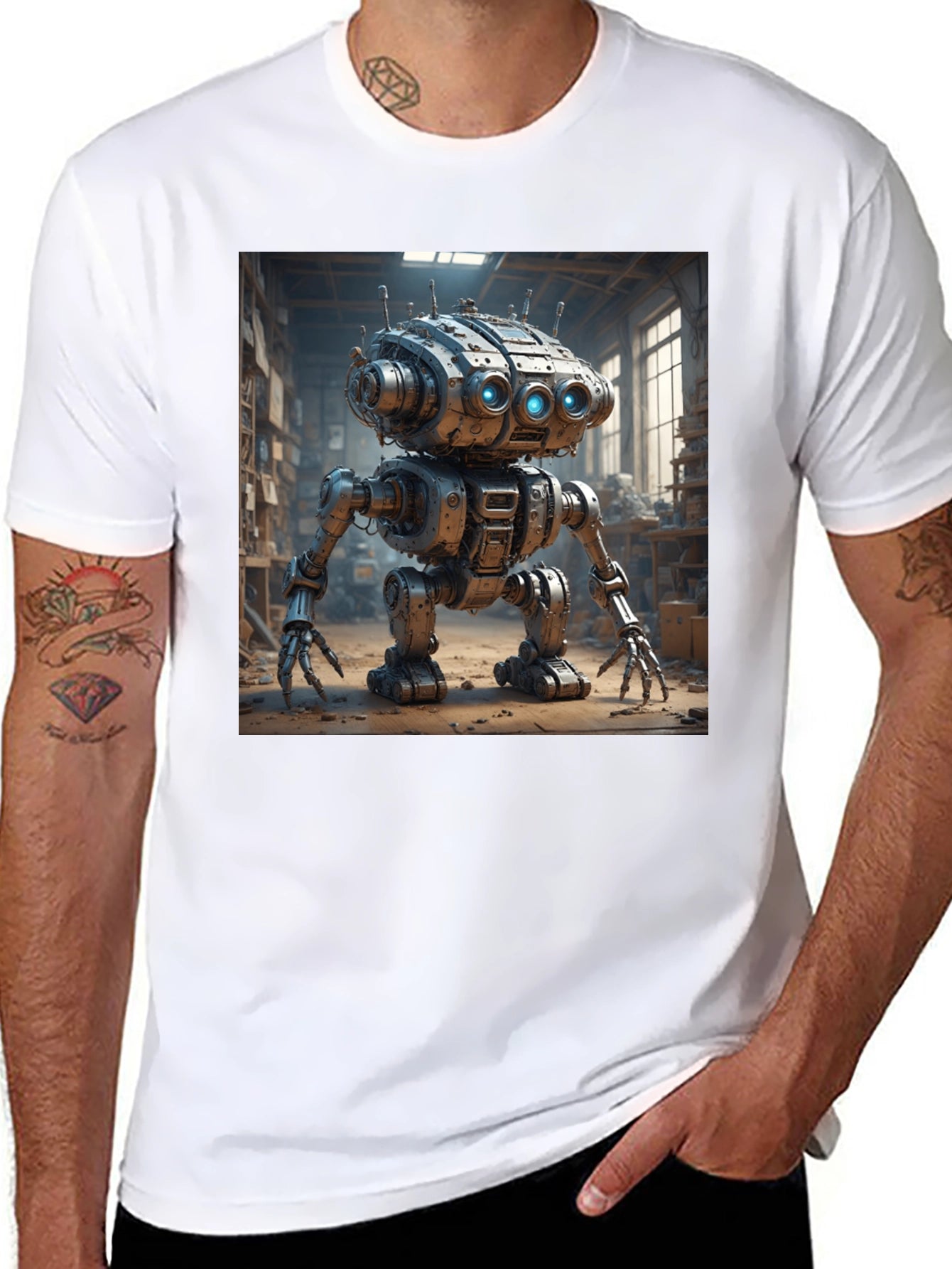 Robot Graphic Tee
