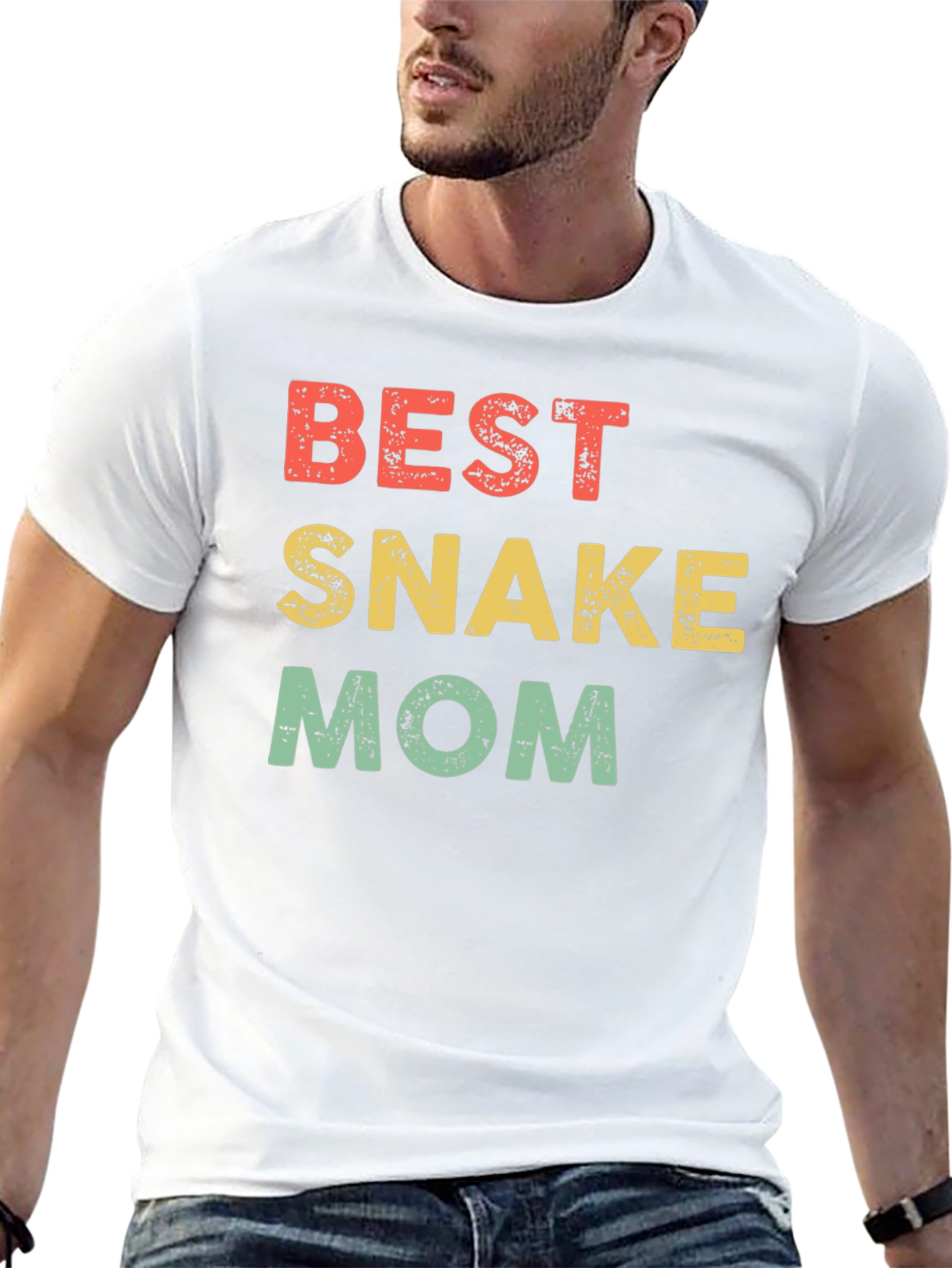 Best Snake Mom Tee - Novelty Graphic T-Shirt