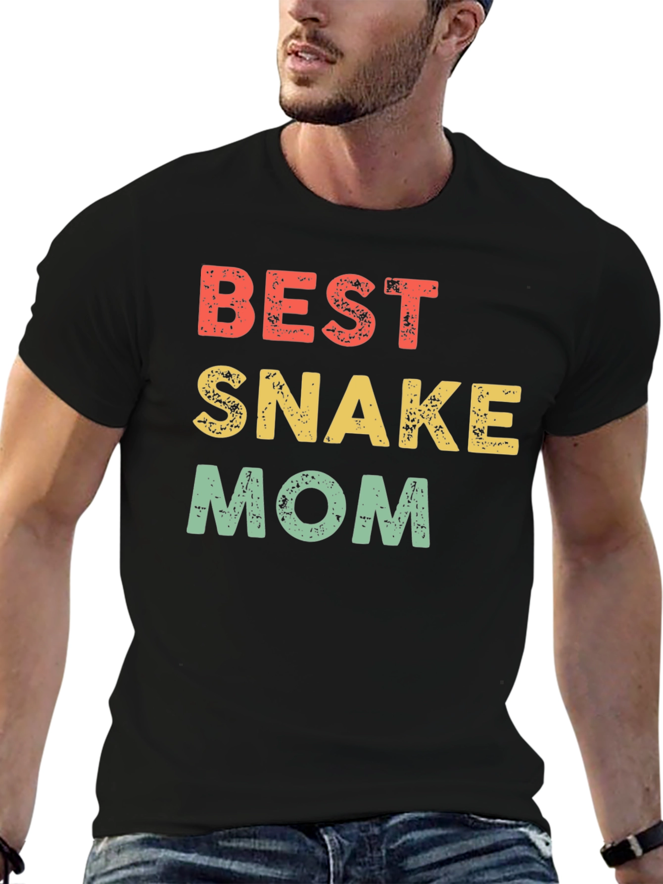 Best Snake Mom Tee - Novelty Graphic T-Shirt