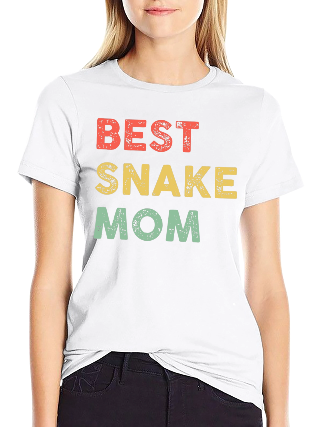 Best Snake Mom Tee - Novelty Graphic T-Shirt