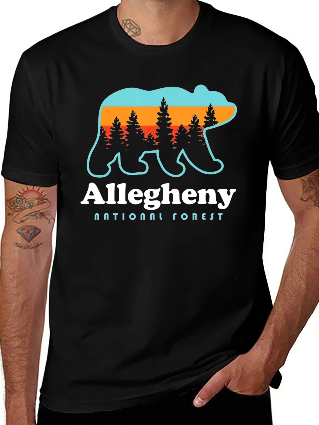 Allegheny National Forest Bear Graphic T-Shirt