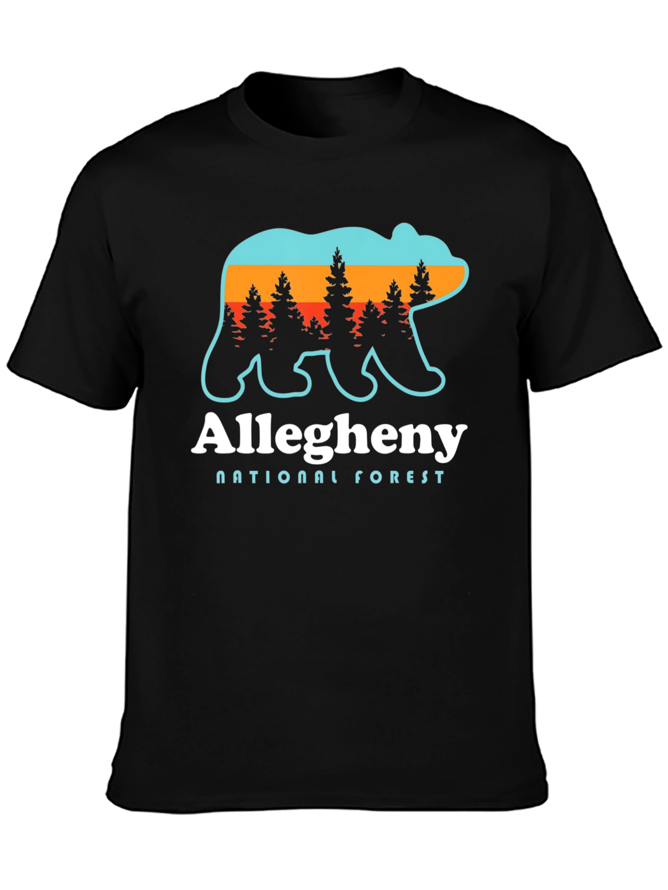 Allegheny National Forest Bear Graphic T-Shirt