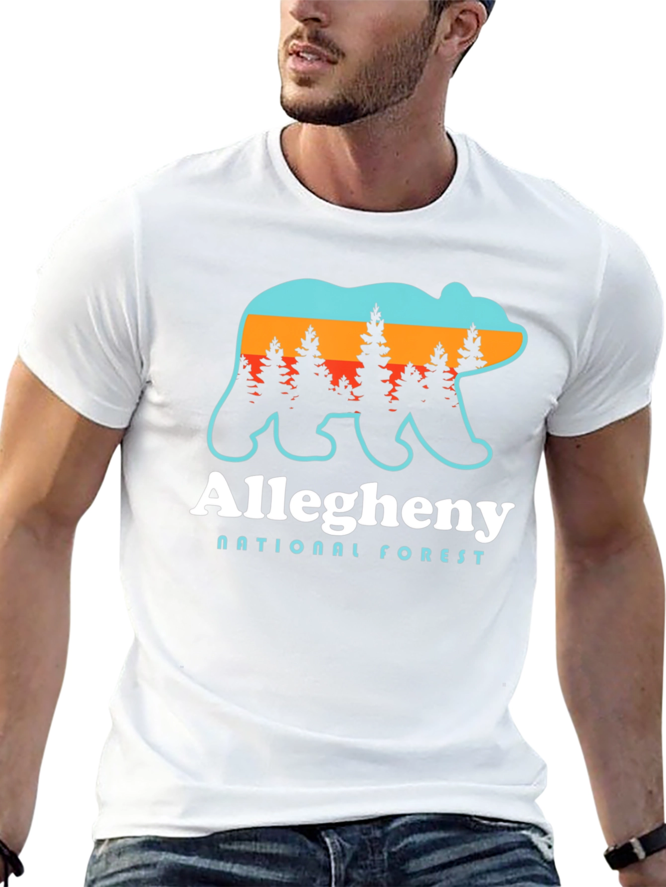 Allegheny National Forest Bear Graphic T-Shirt