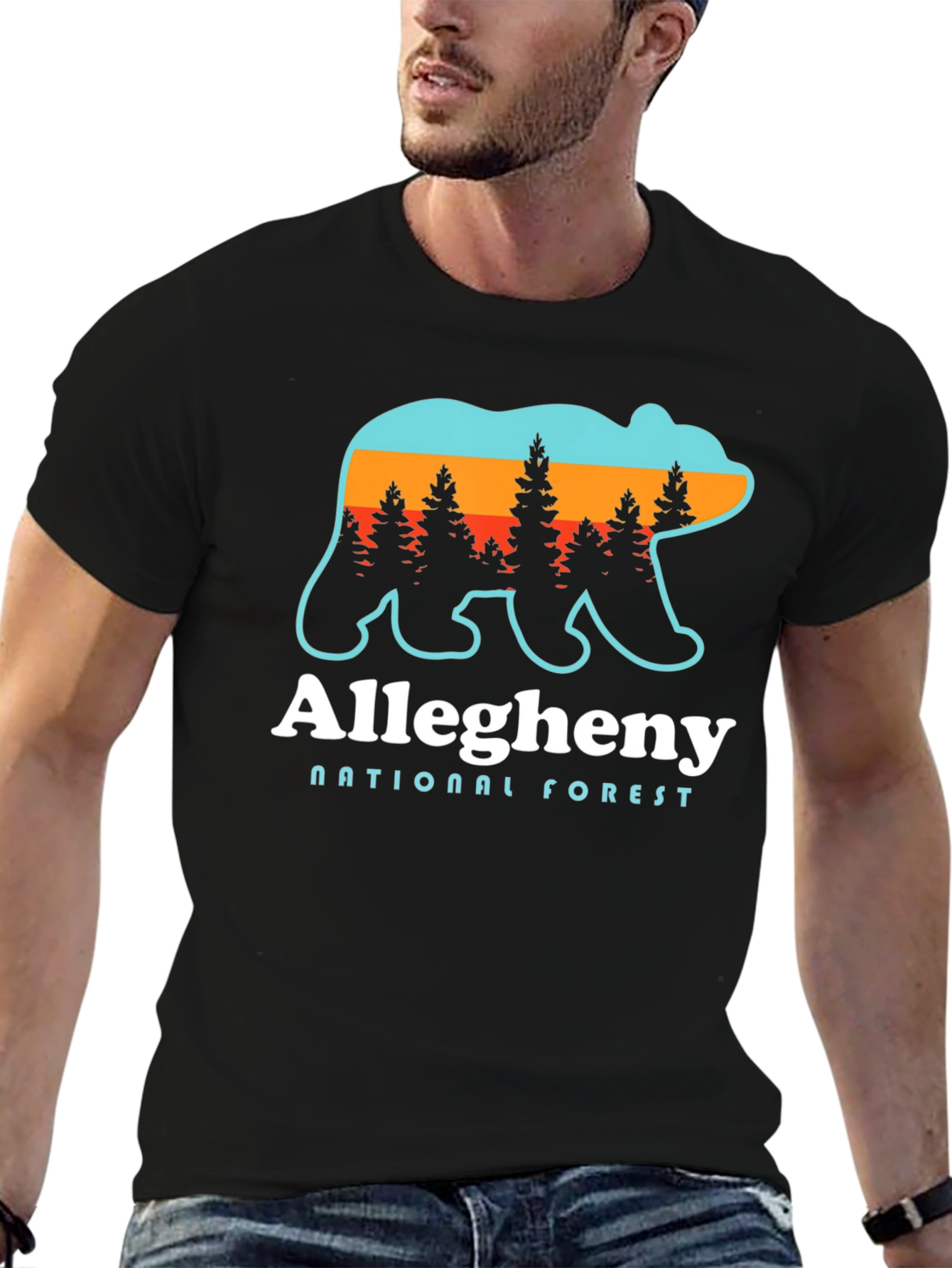 Allegheny National Forest Bear Graphic T-Shirt