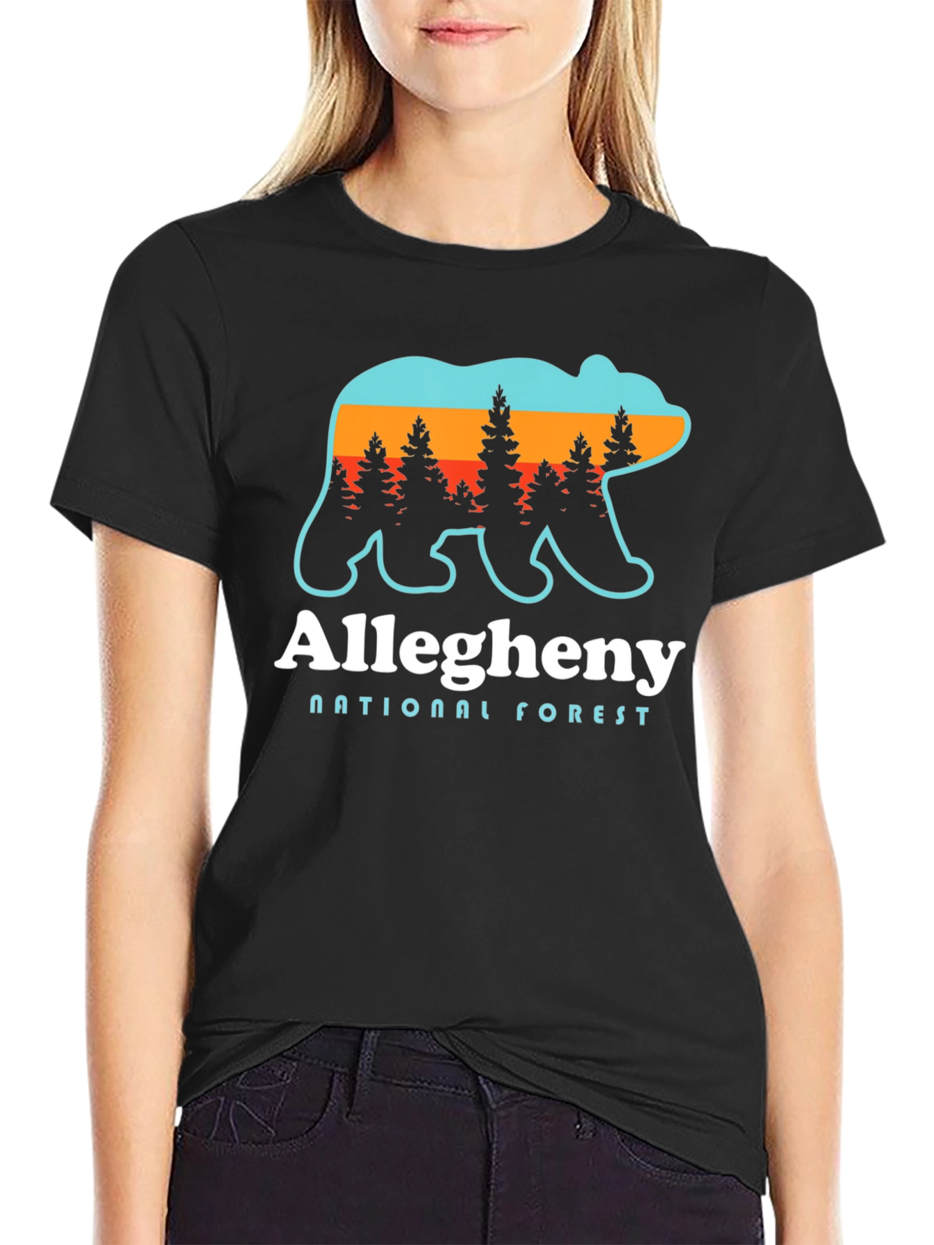 Allegheny National Forest Bear Graphic T-Shirt