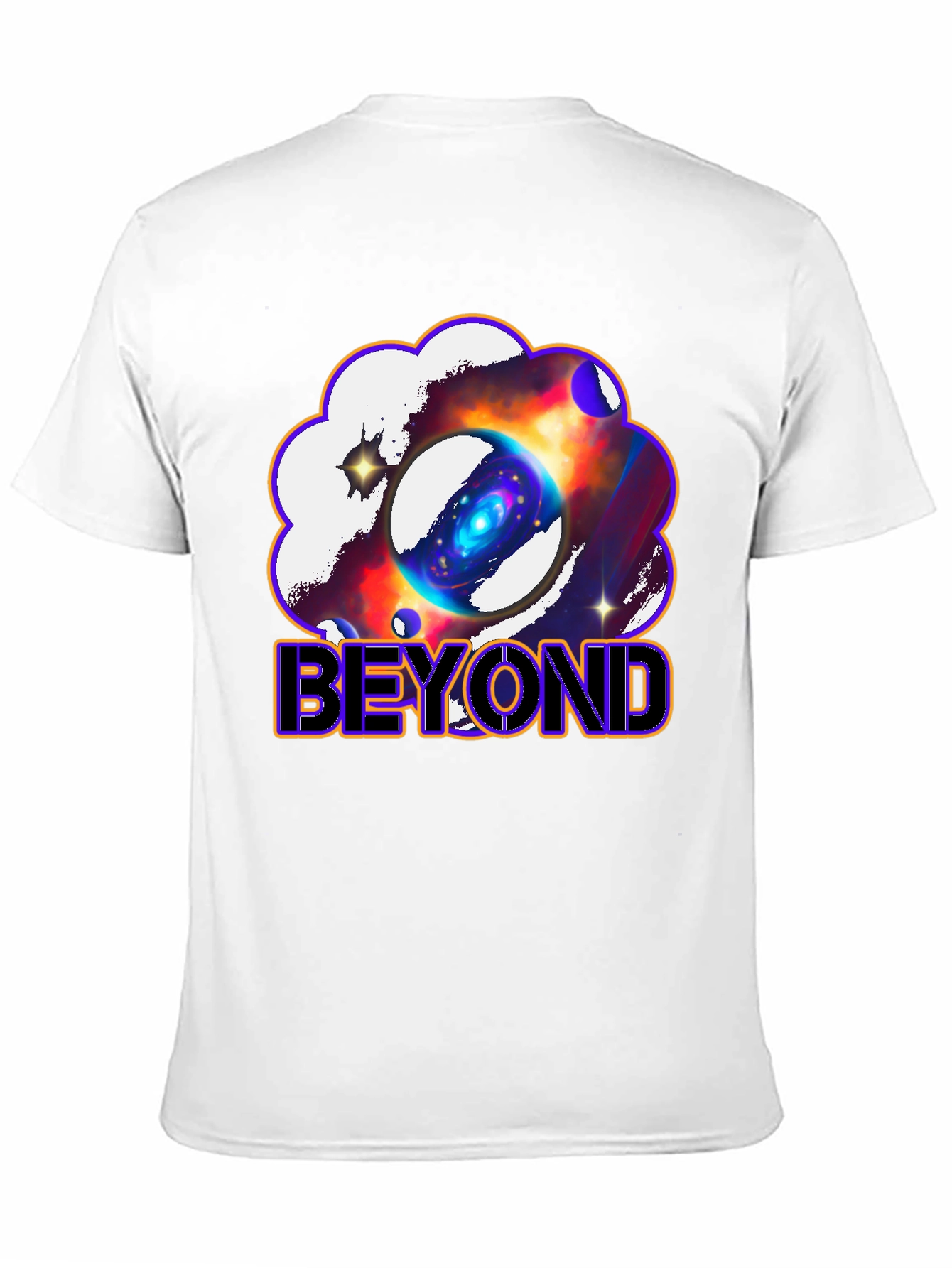 Beyond Galaxy Graphic Print T-Shirt - Unisex