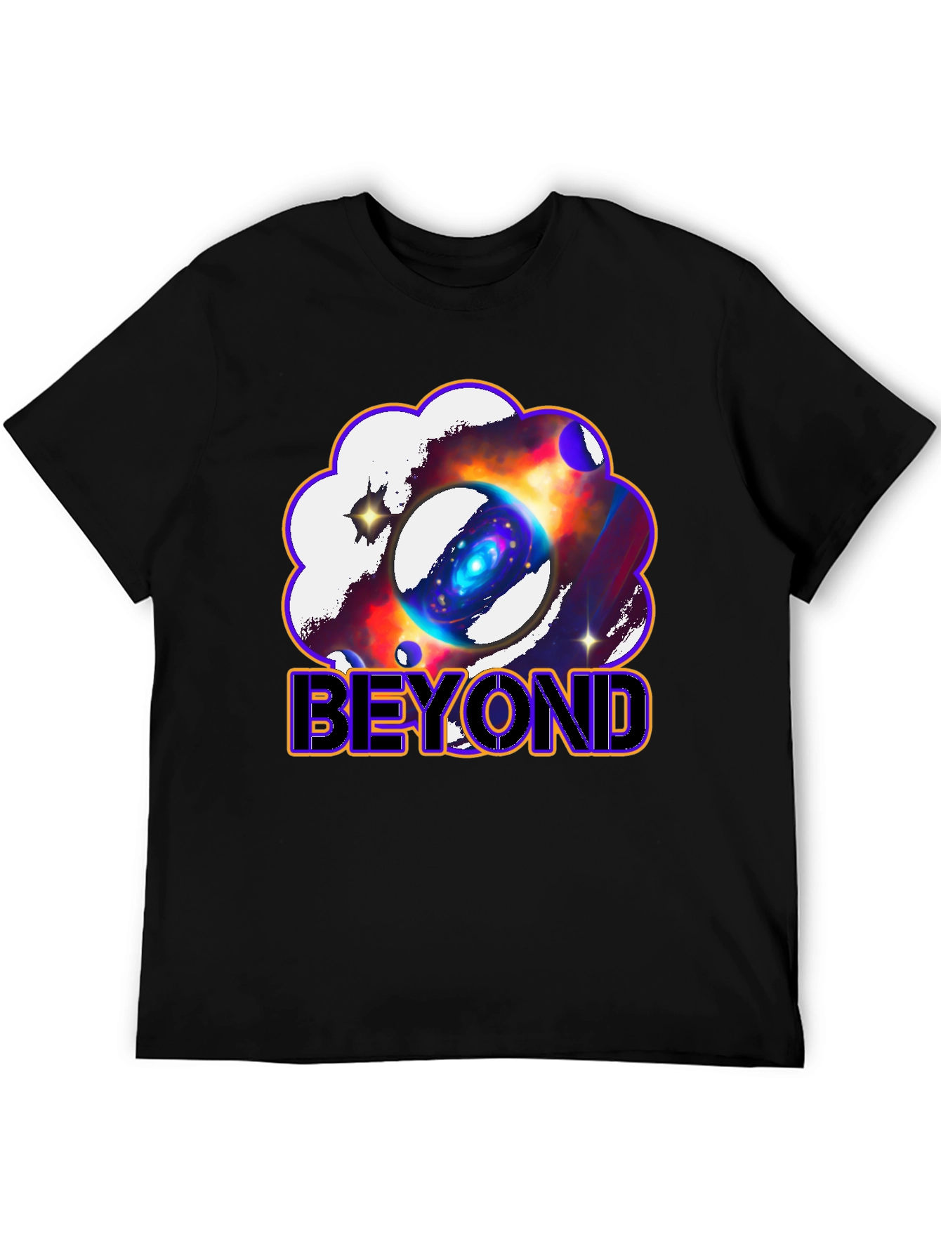 Beyond Galaxy Graphic Print T-Shirt - Unisex
