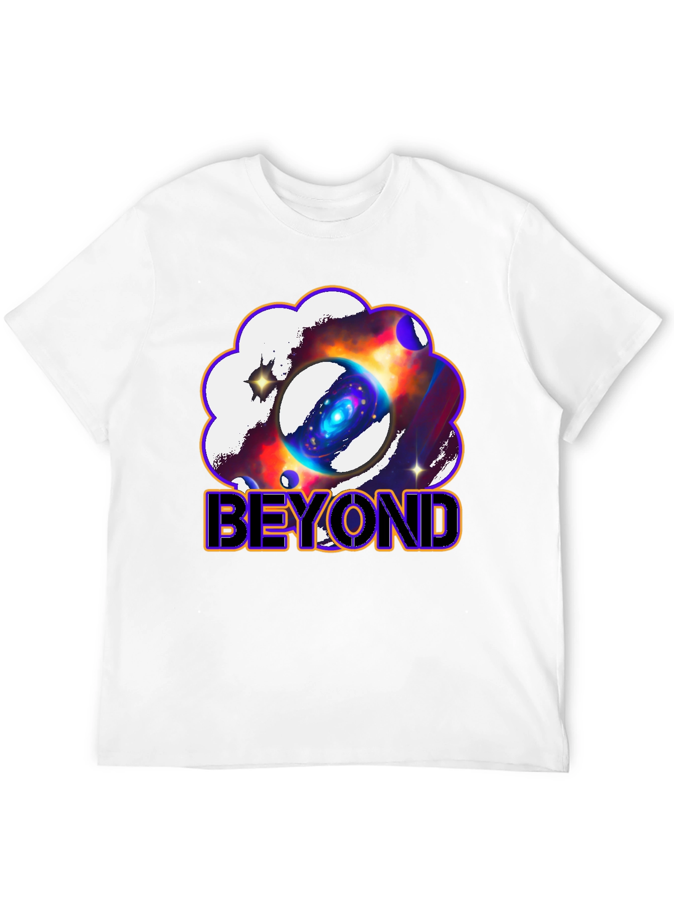 Beyond Galaxy Graphic Print T-Shirt - Unisex