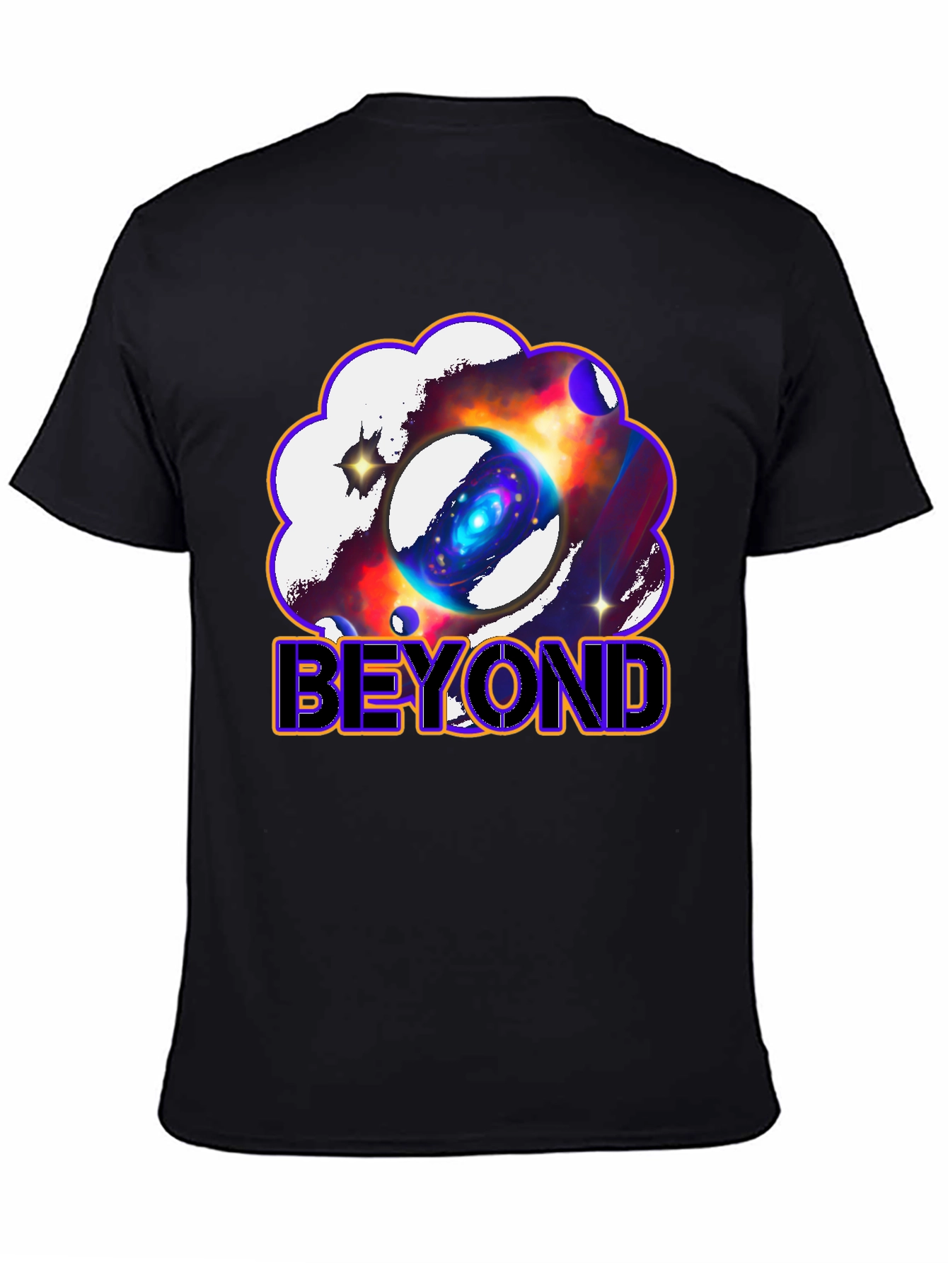 Beyond Galaxy Graphic Print T-Shirt - Unisex