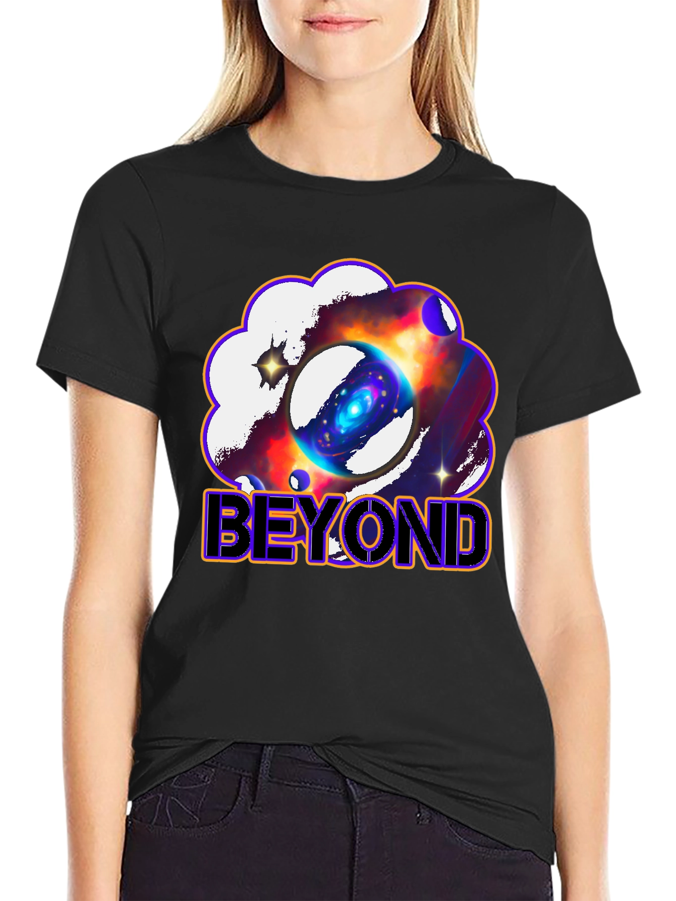 Beyond Galaxy Graphic Print T-Shirt - Unisex