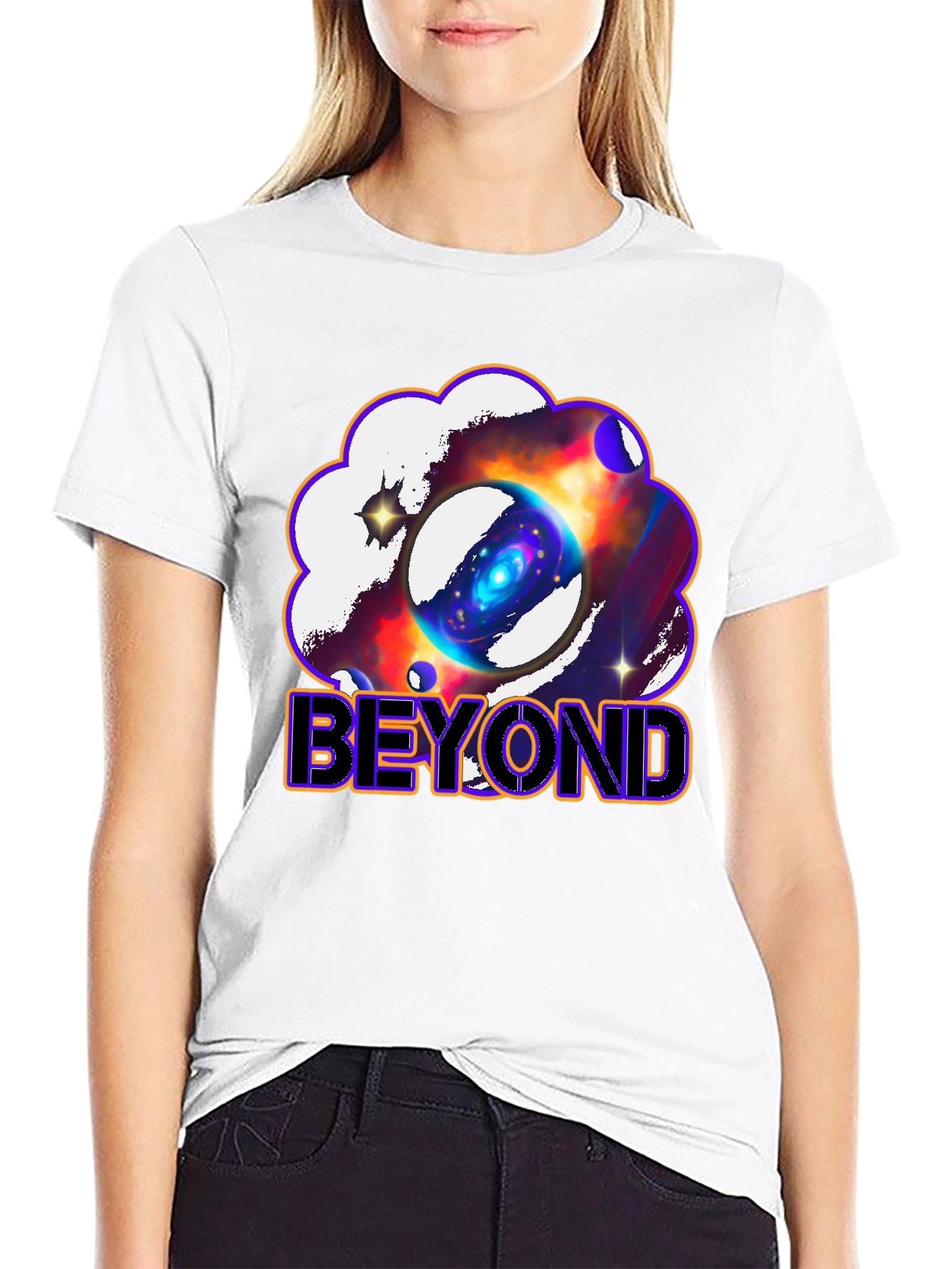 Beyond Galaxy Graphic Print T-Shirt - Unisex